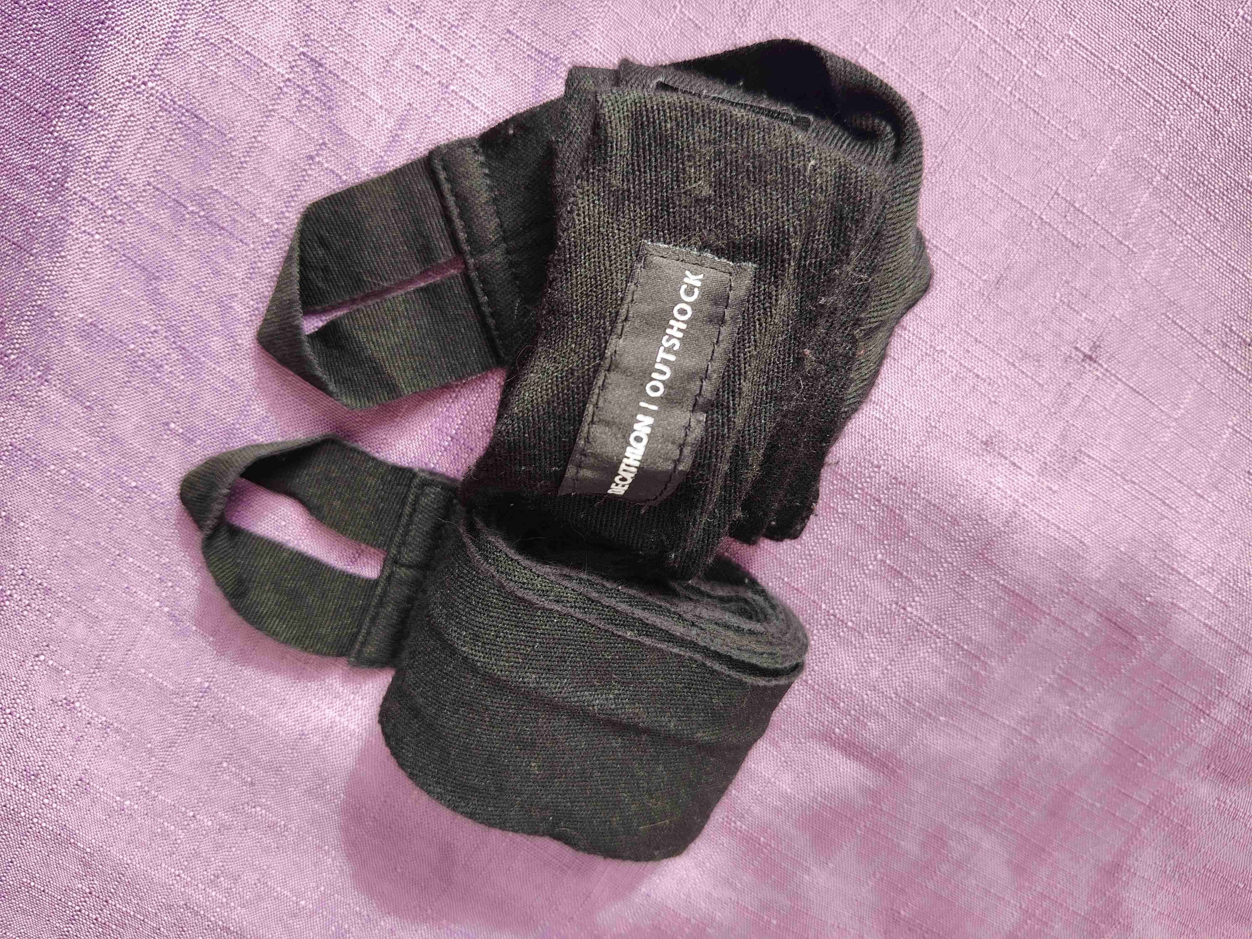 Vendas de boxeo negras Outshock - miniatura 2