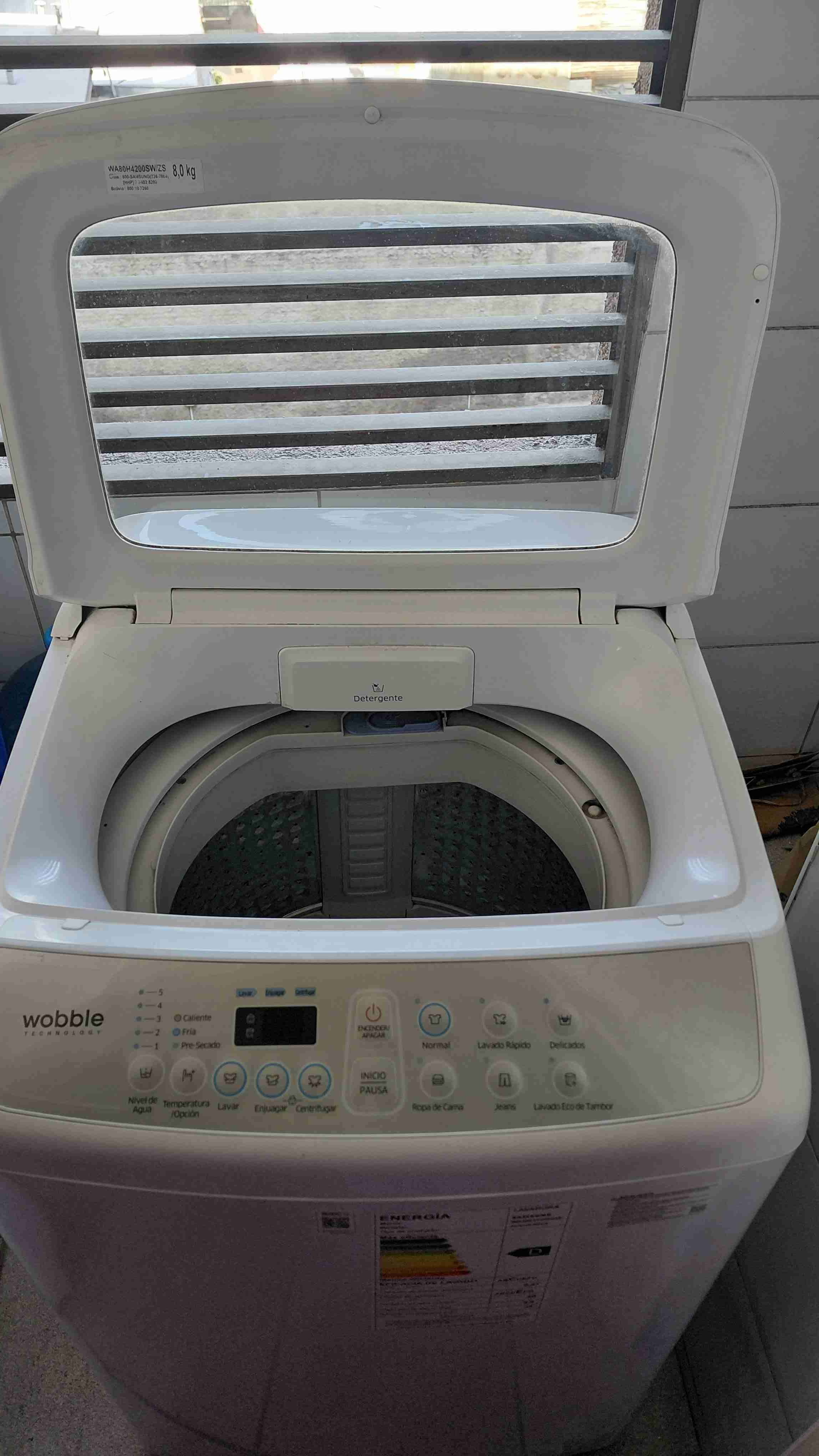 Lavadora Samsung 8kg blanca - miniatura 2