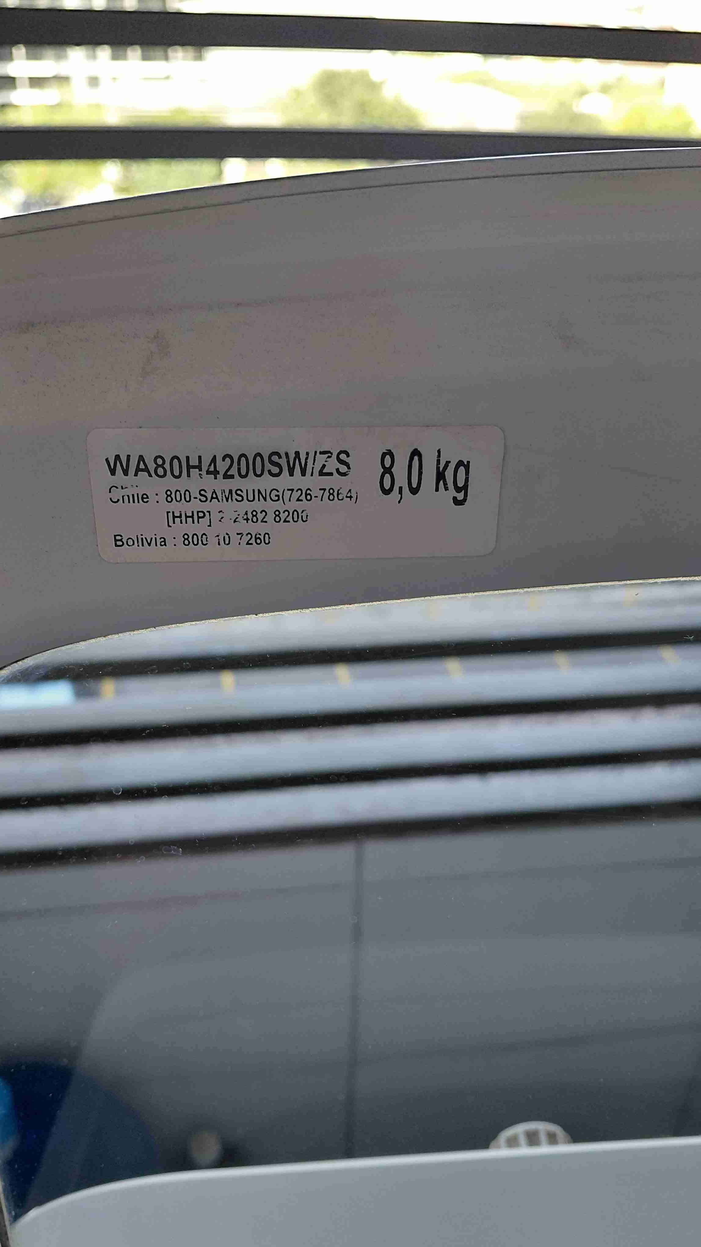 Lavadora Samsung 8kg blanca - miniatura 5