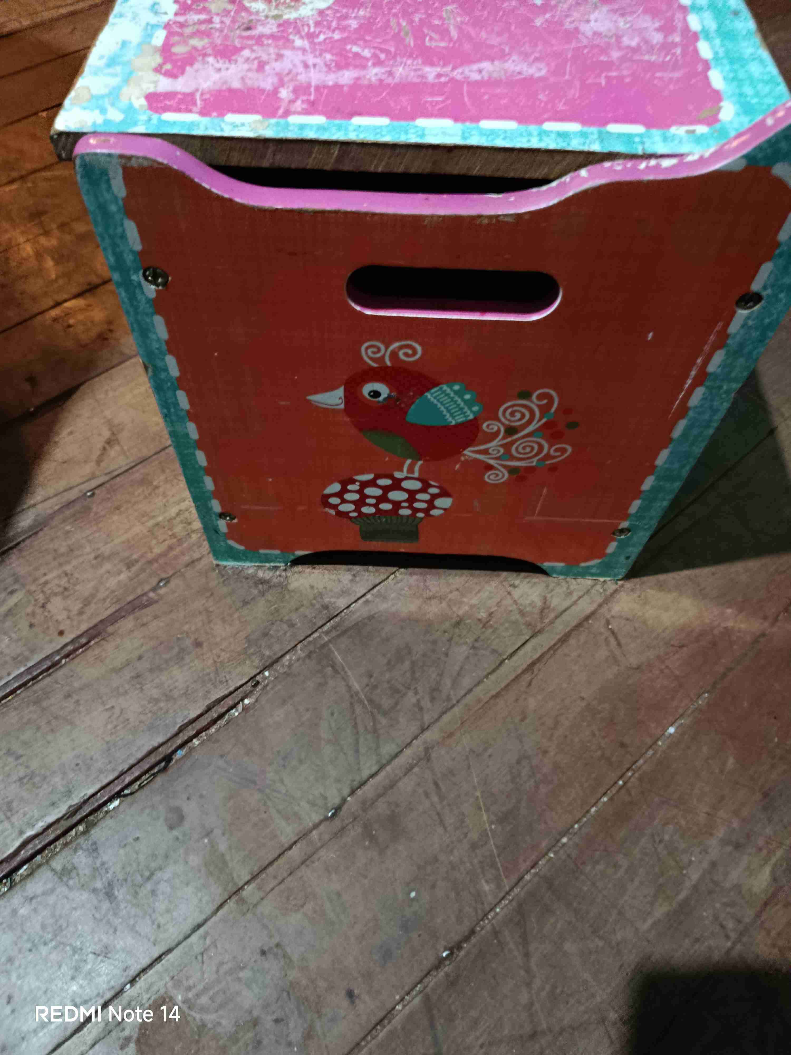 Baúl organizador rosa para niños - miniatura 6