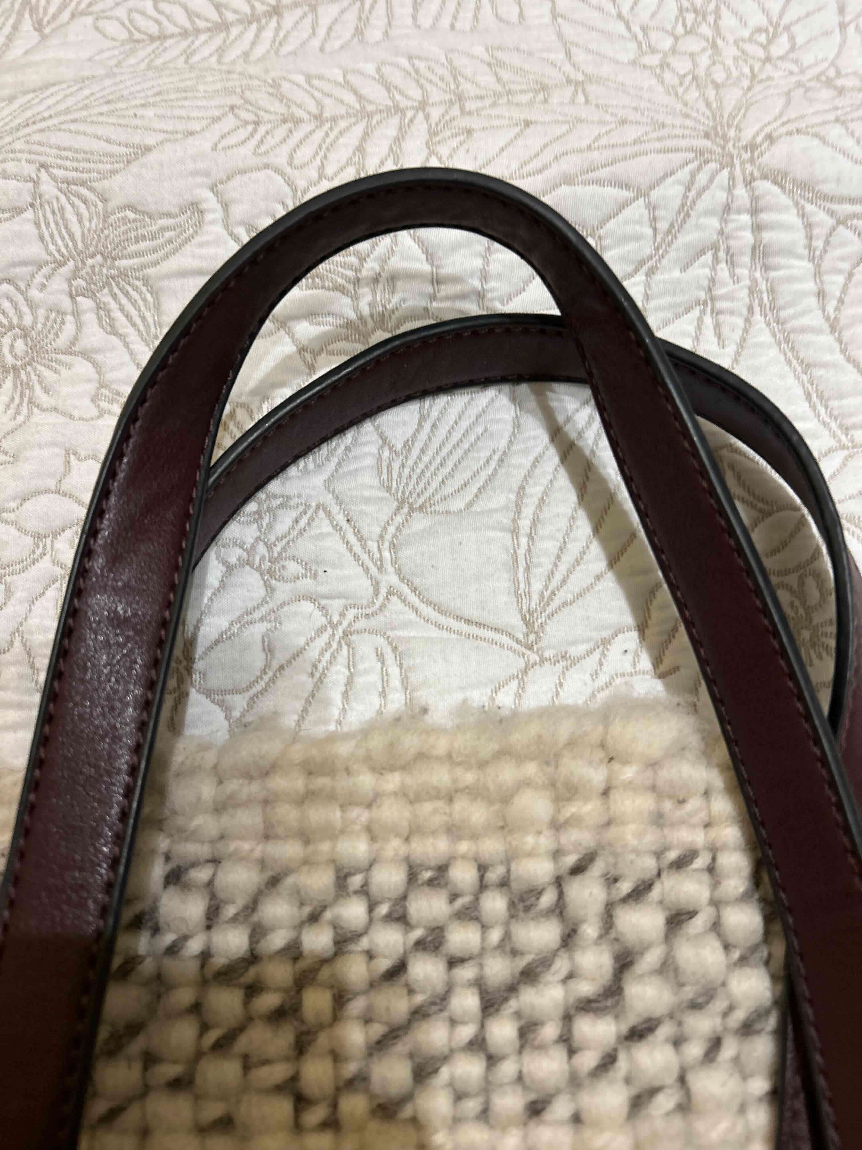 Bolso burdeos Prüne con cadenas - miniatura 3