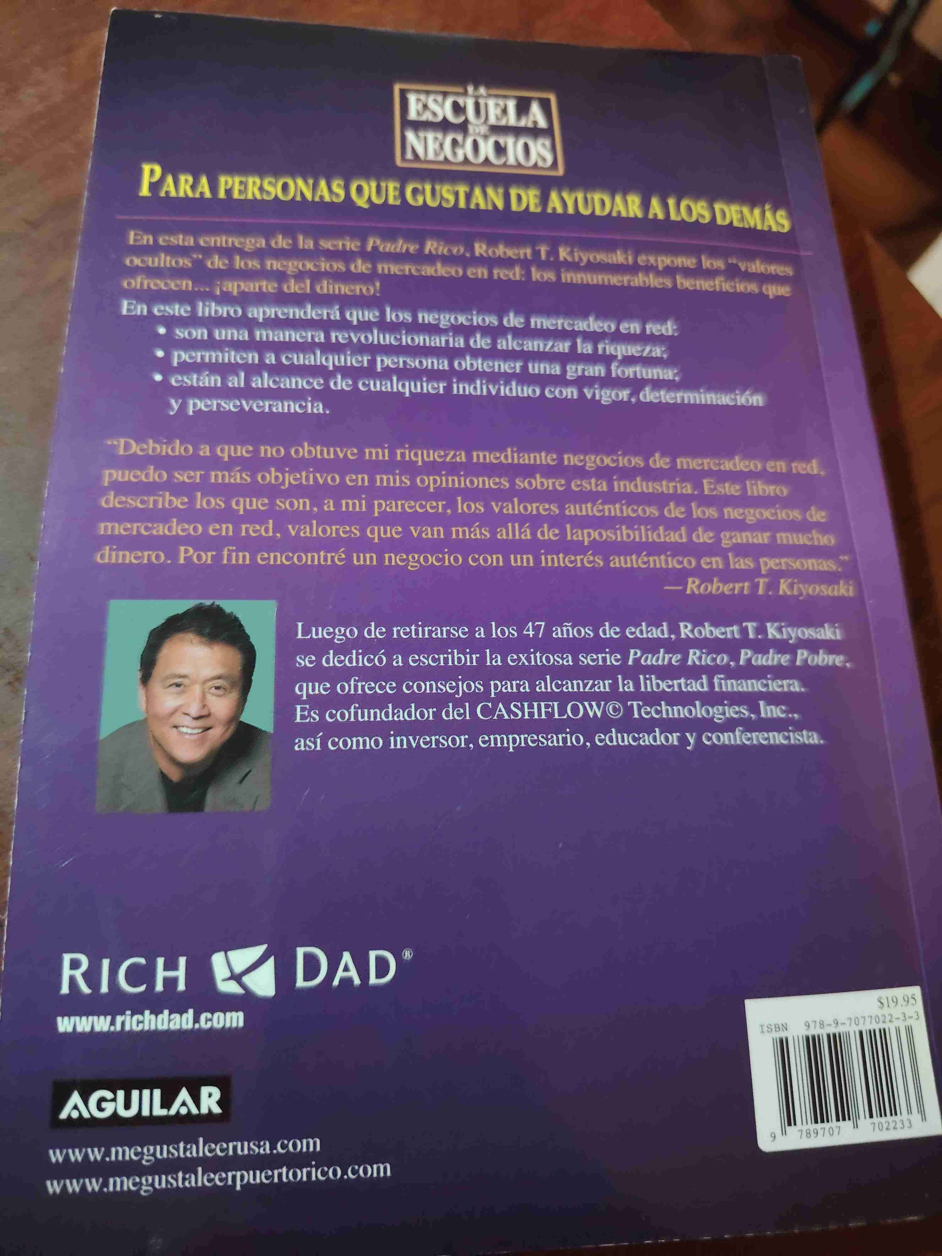 Libro 'La Escuela de Negocios' Robert Kiyosaki - miniatura 2