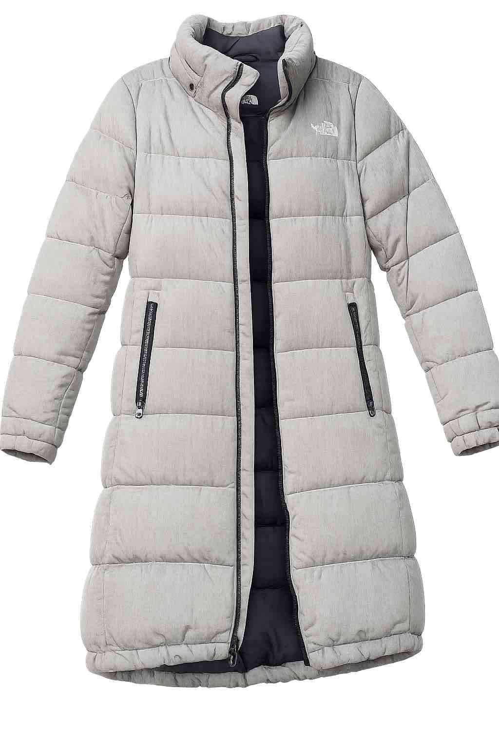 Parka de pluma gris