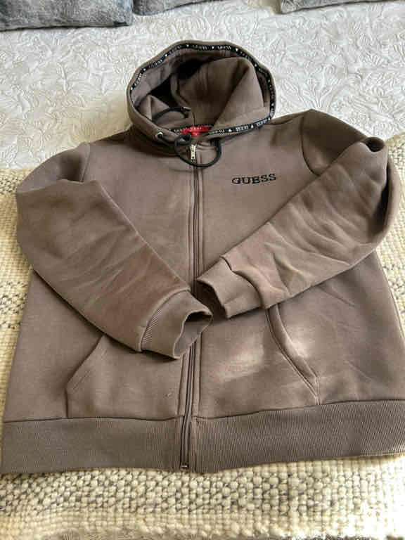 Polerón marrón con capucha Guess - miniatura 2
