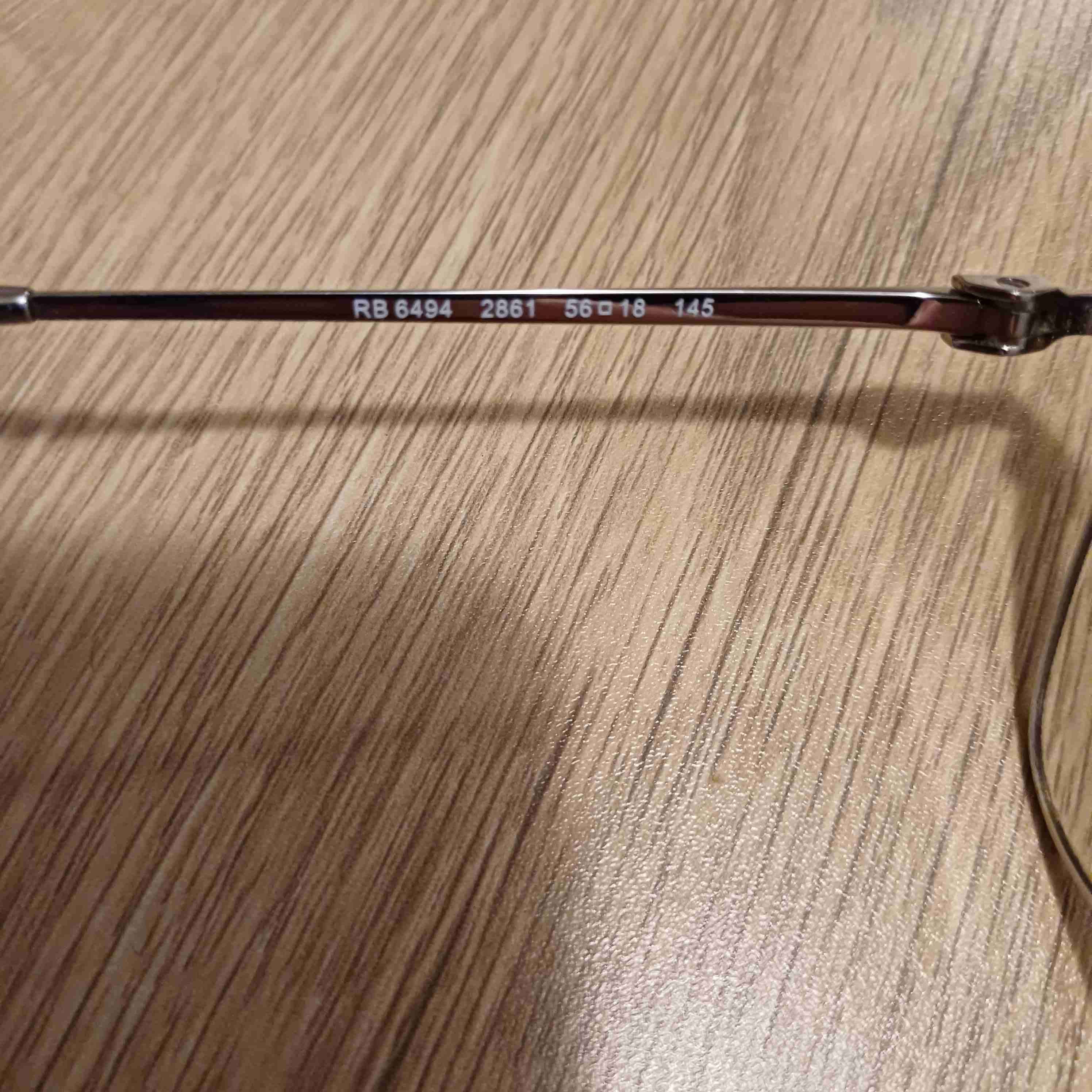 Lentes ópticos RB originales, modelo 0RX649 - miniatura 3