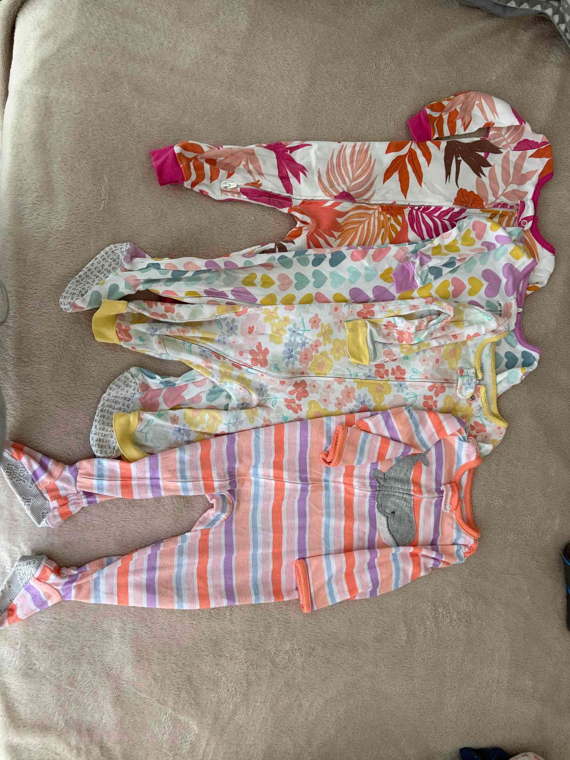 Pijamas de bebé estampados - 12 meses