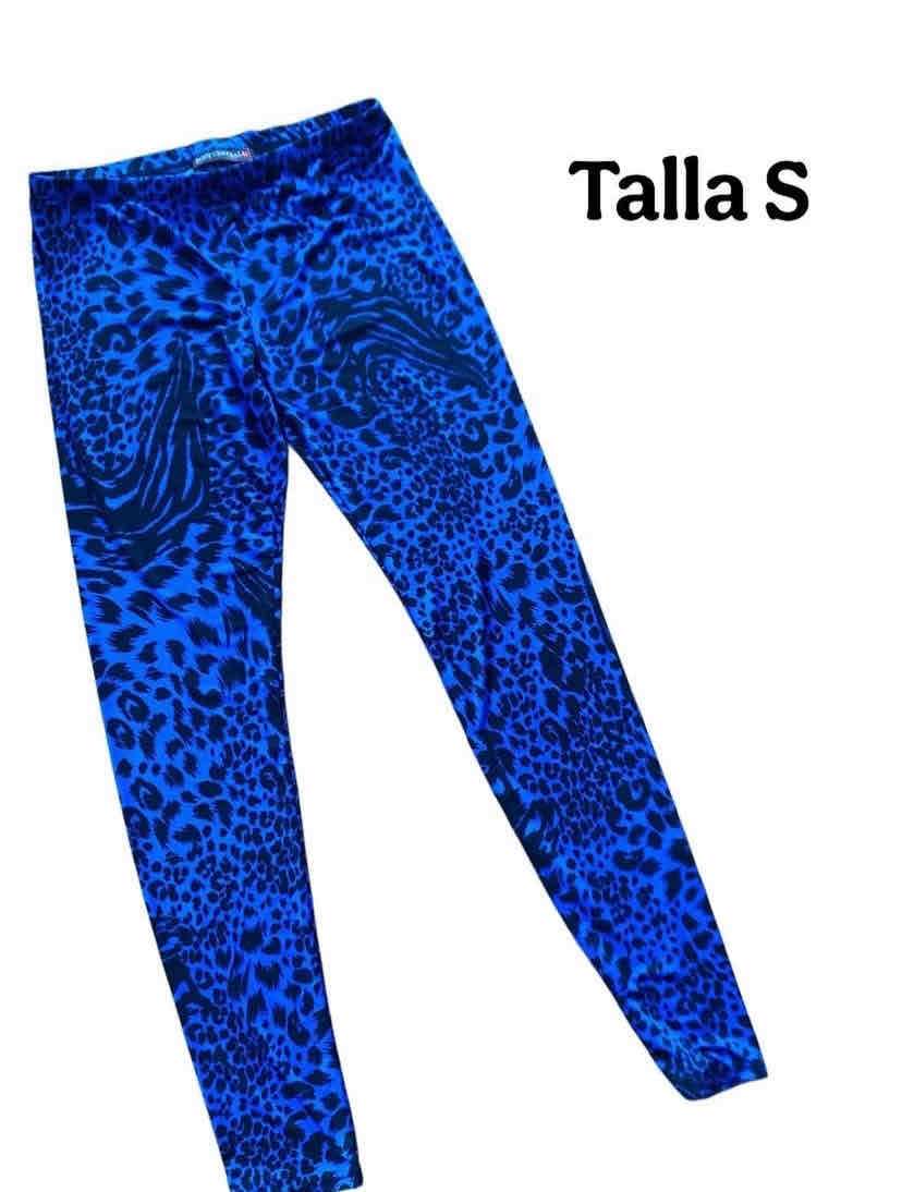 Leggings azules con estampado