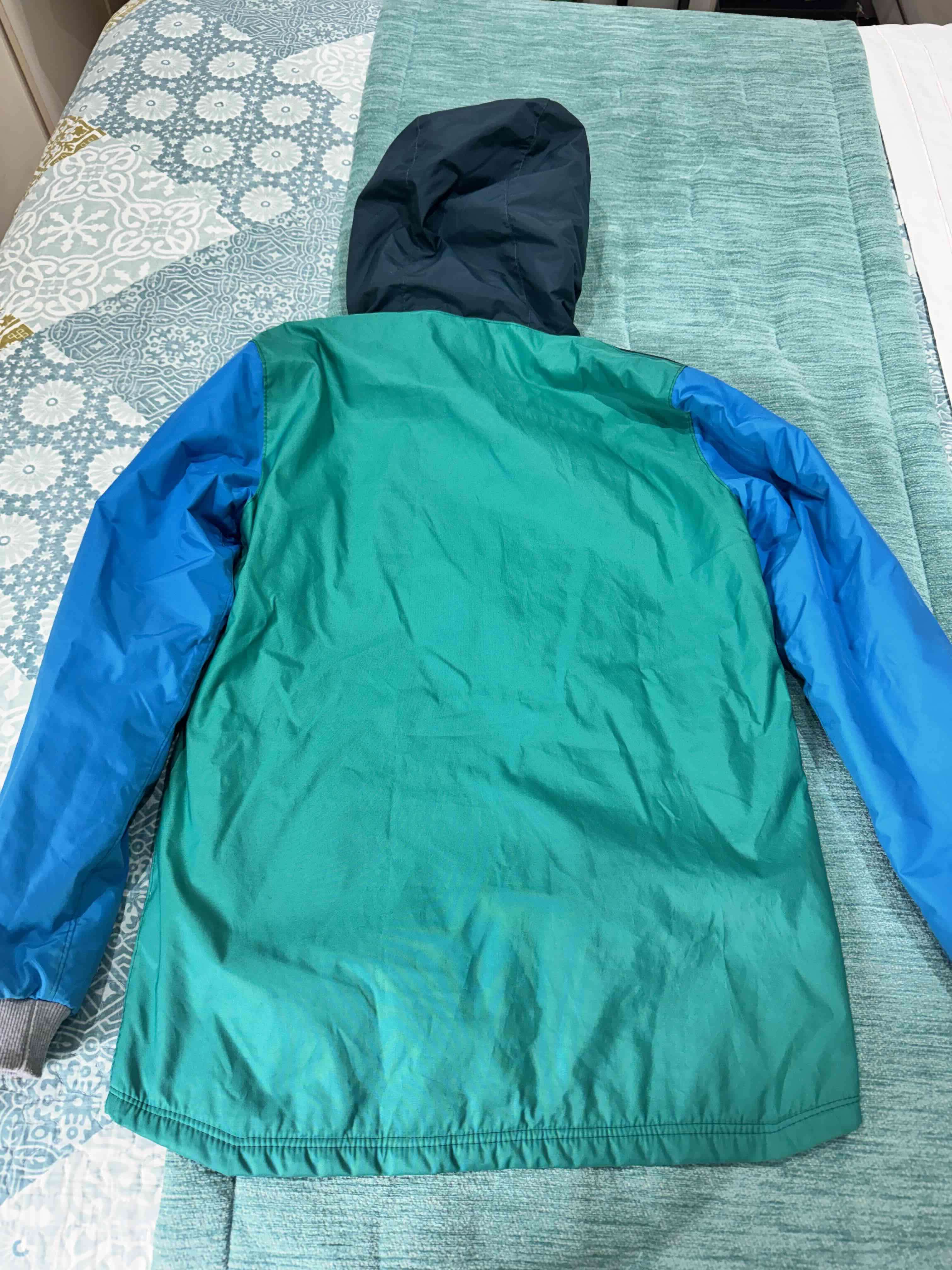 Parka infantil multicolor con capucha - miniatura 3