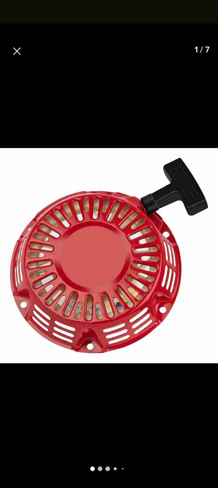 Tapa  de arranque retráctil para generadores .