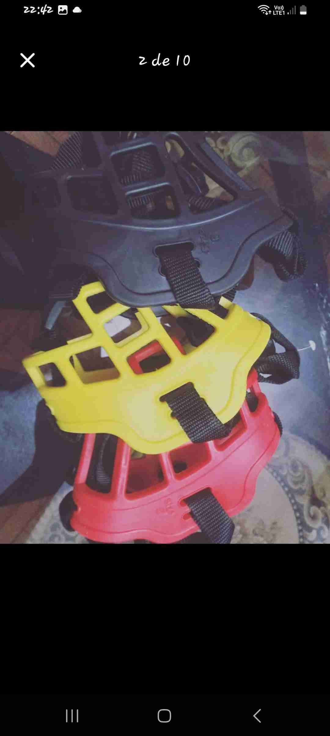 Bozal de silicona  perros talla grande número 5 - miniatura 2