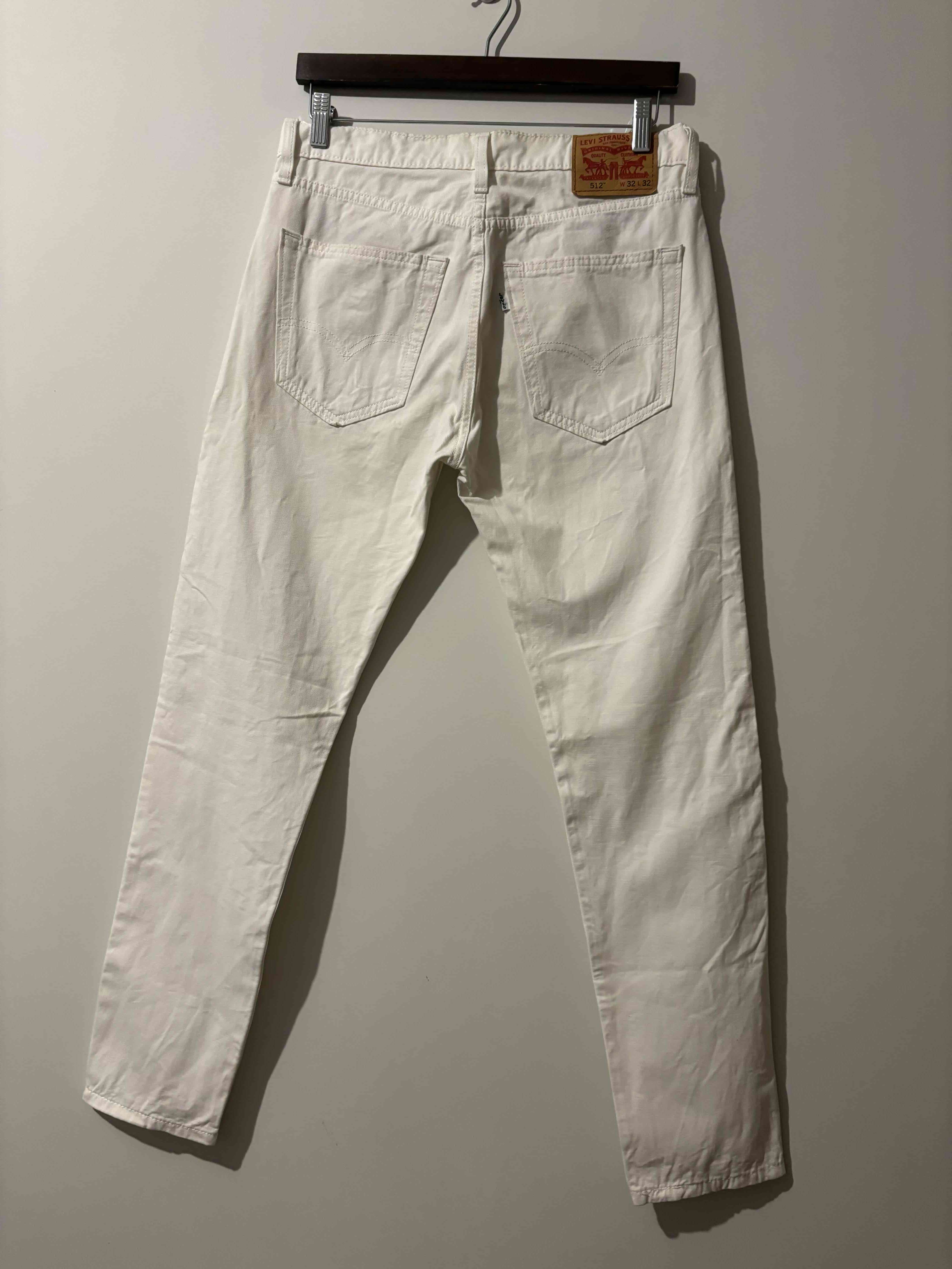 Jeans blancos Levi's 512 - miniatura 2