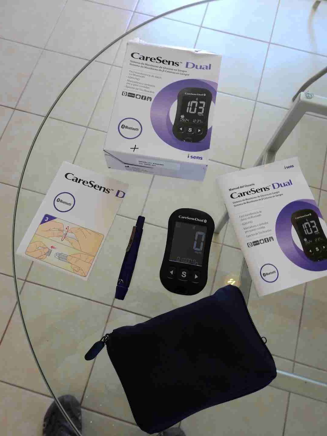 Medidor de glucosa CareSens Dual