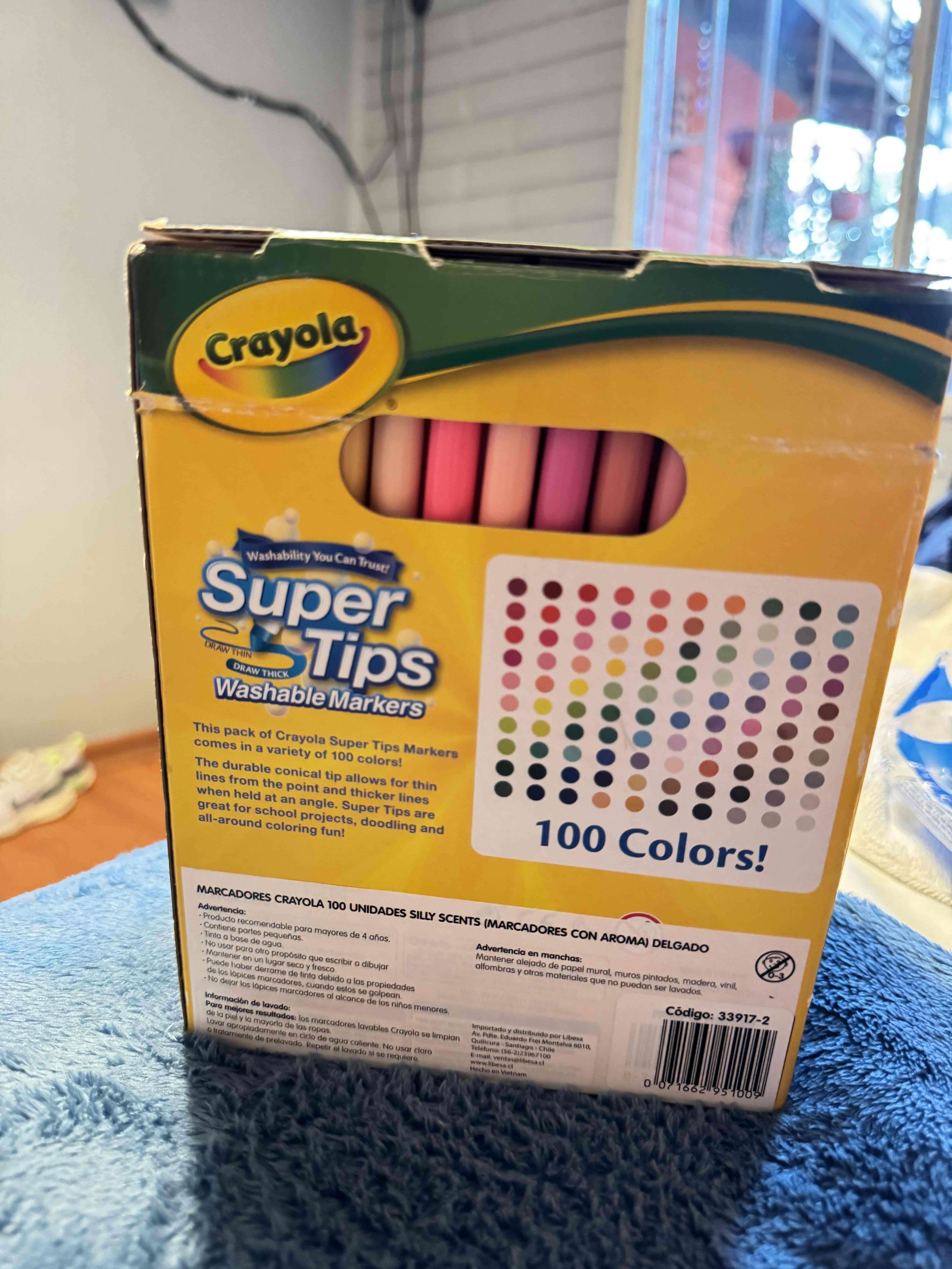 Crayones Crayola Super Tips 100 colores - miniatura 3