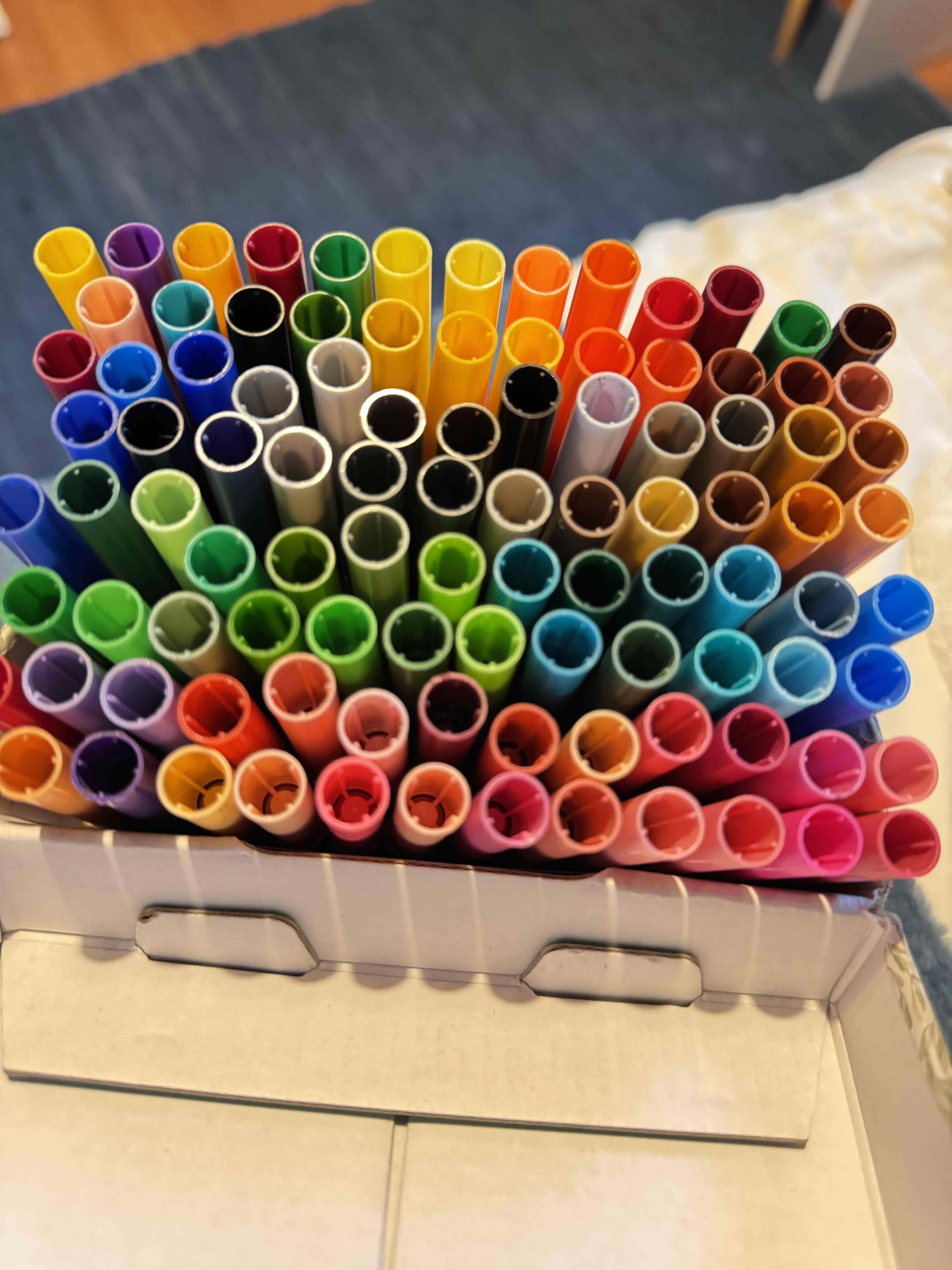 Crayones Crayola Super Tips 100 colores - miniatura 5