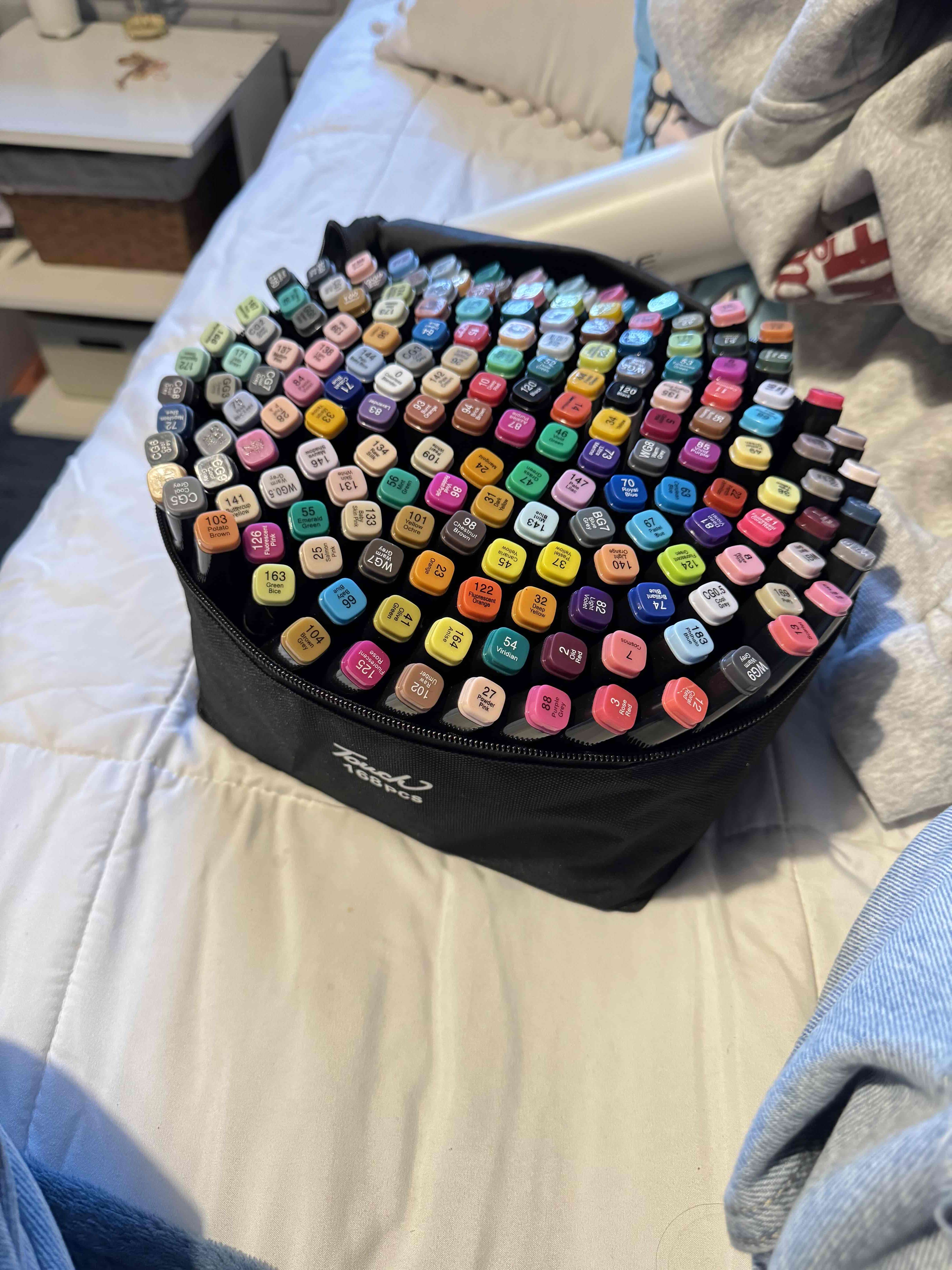 Set de 168  marcadores de colores