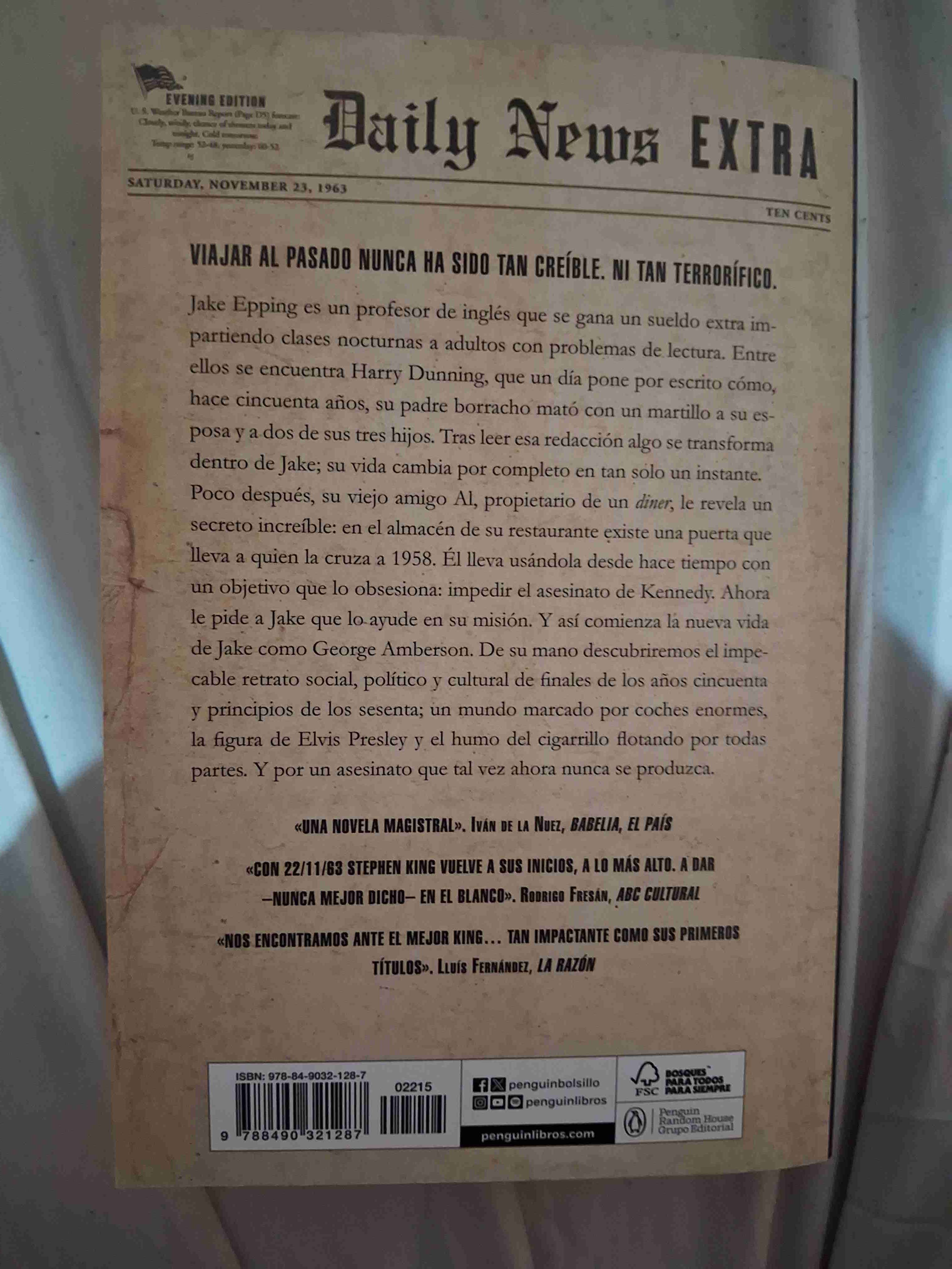 Libro 22/11/63 de Stephen King - miniatura 2