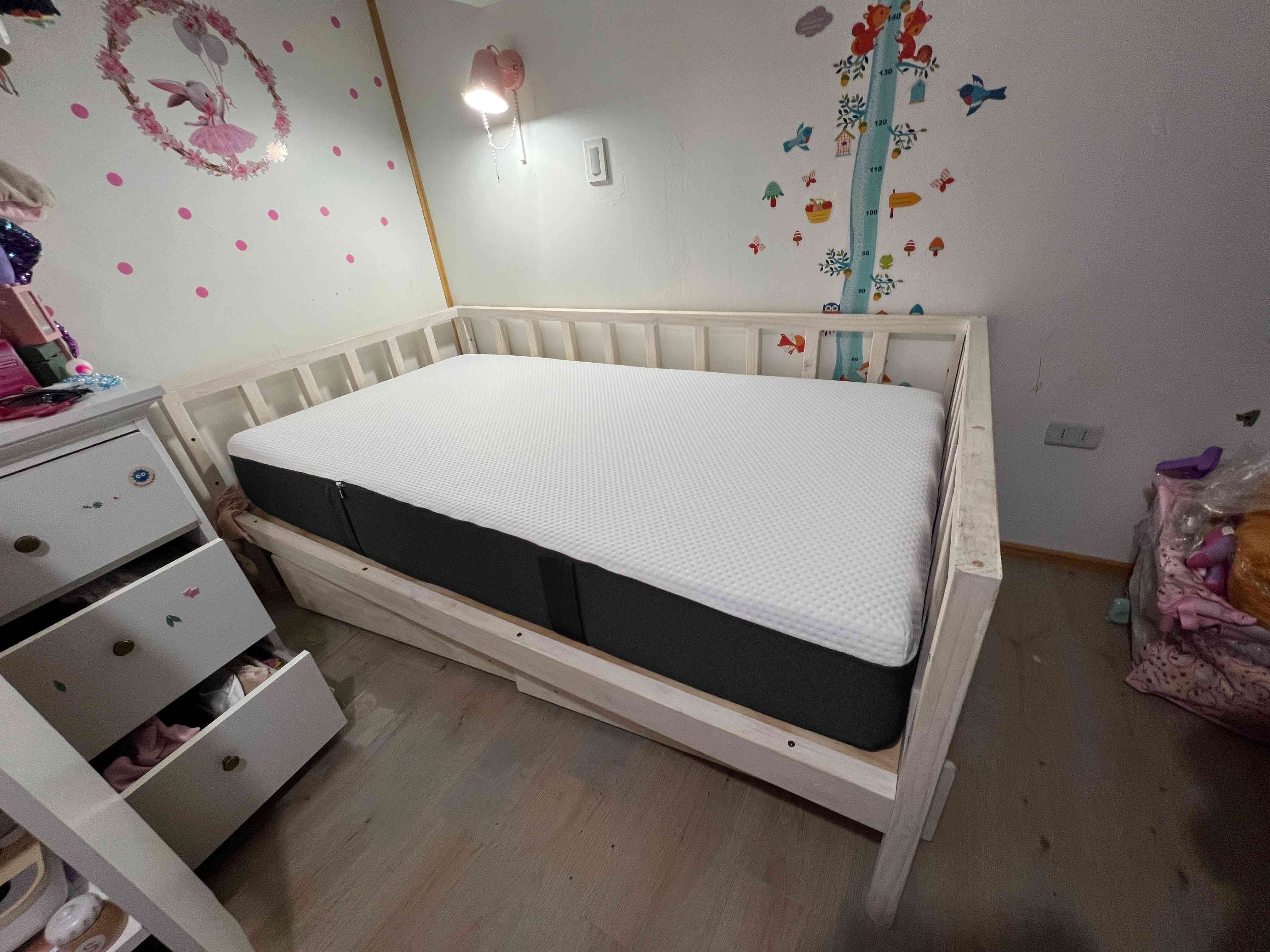 Cuna de madera blanca - miniatura 6