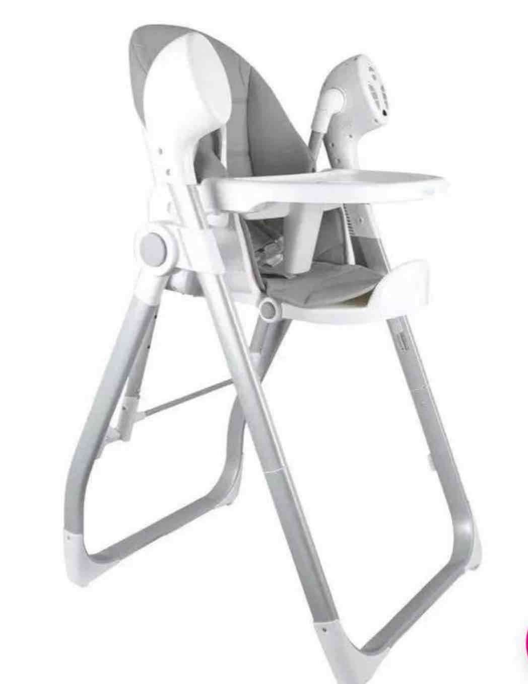 Silla de comer y  columpio para bebé gris - miniatura 2