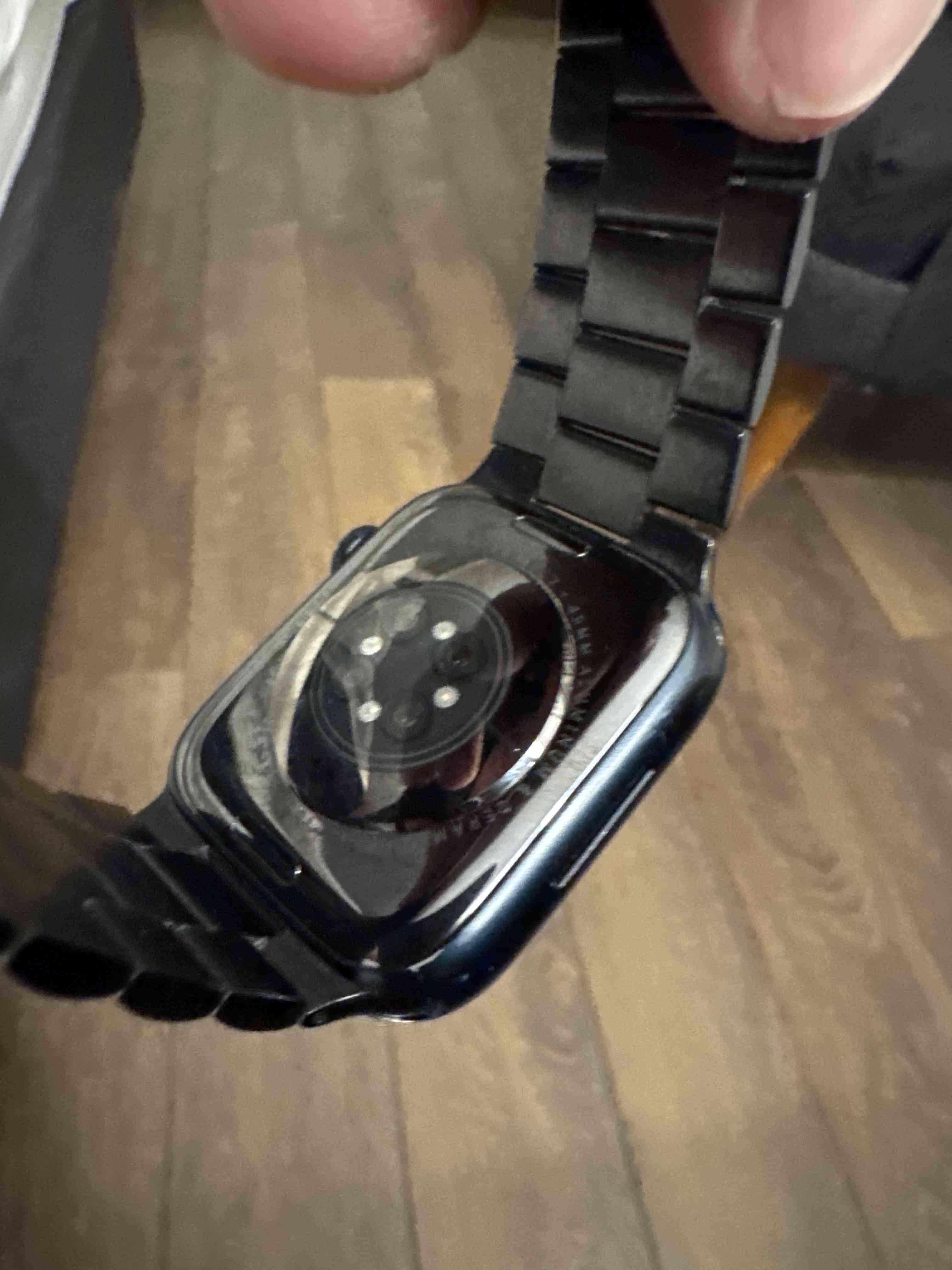 Apple Watch 7 GPS aluminio 45mm  correa metálica - miniatura 3