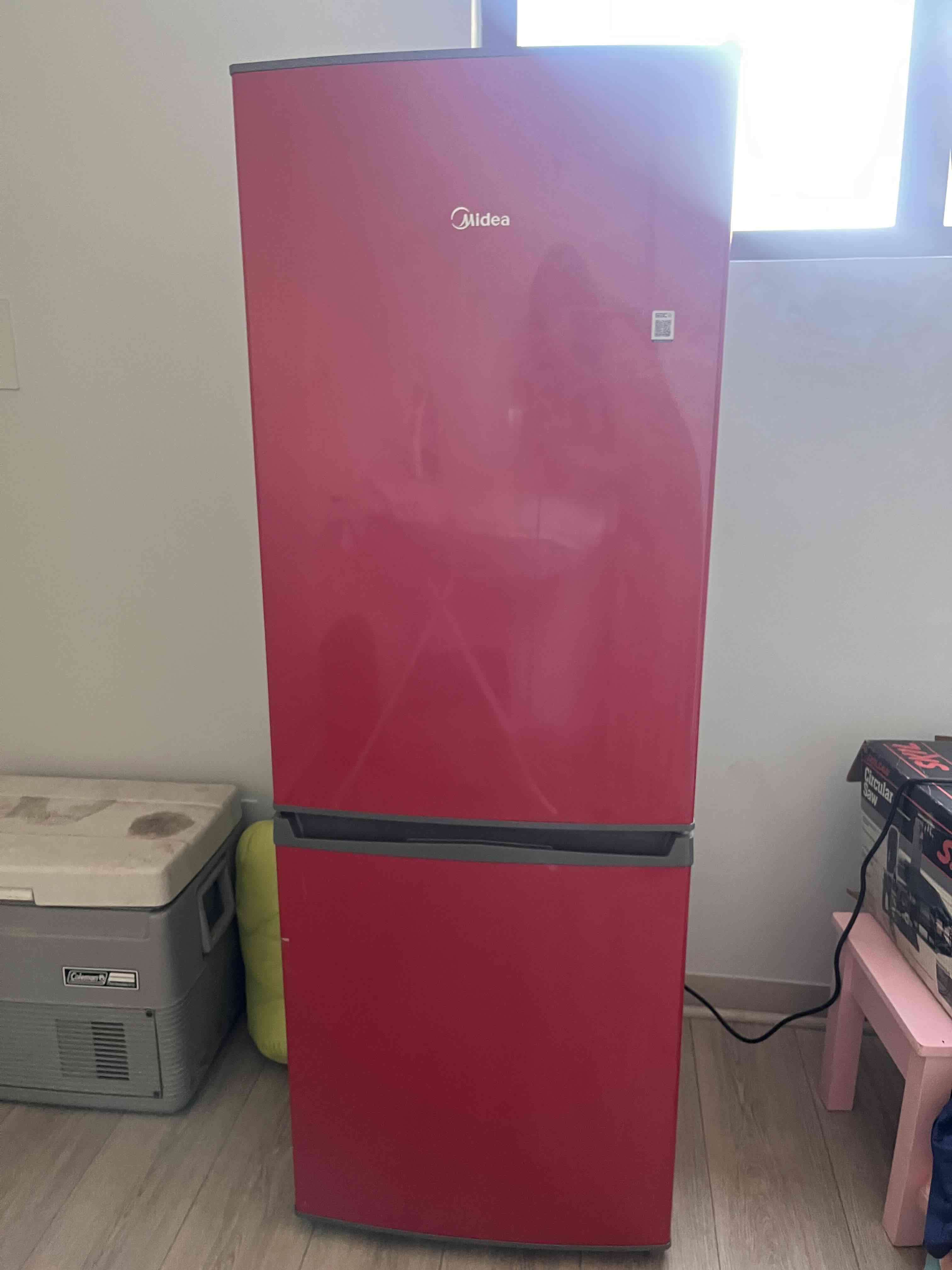 Refrigerador Midea Bottom Freezer rojo - miniatura 4