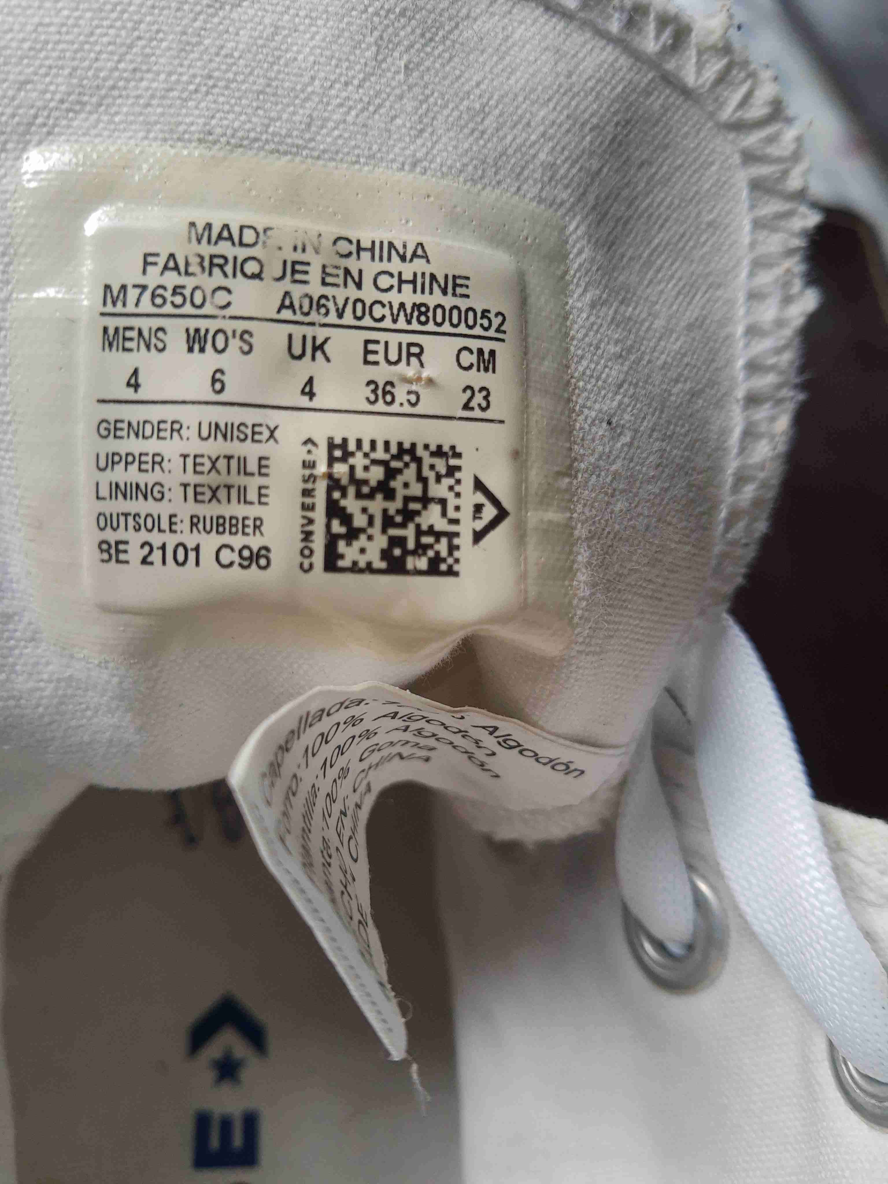 Zapatillas Converse blancas unisex - miniatura 2