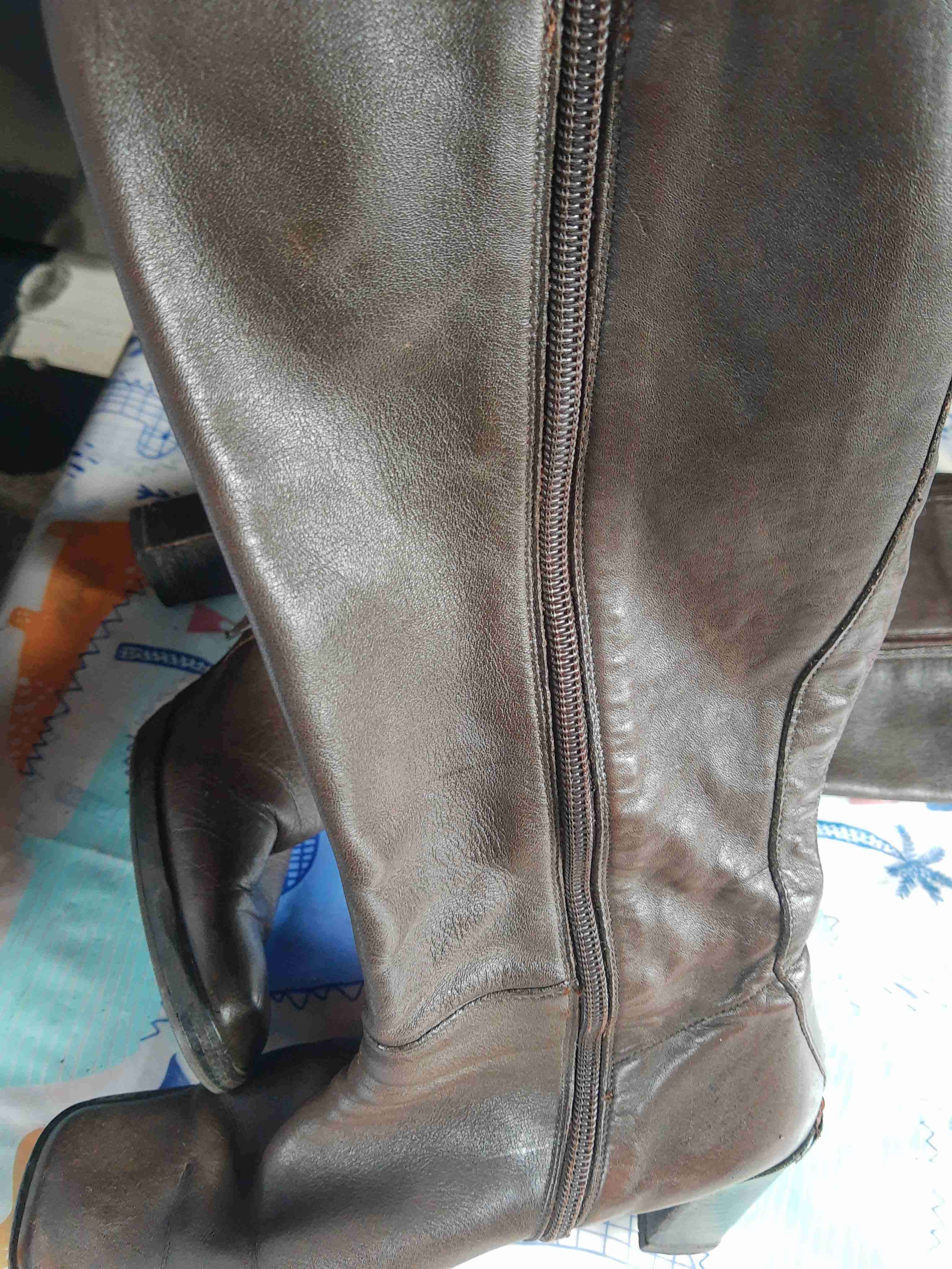 Botas largas color café - miniatura 5