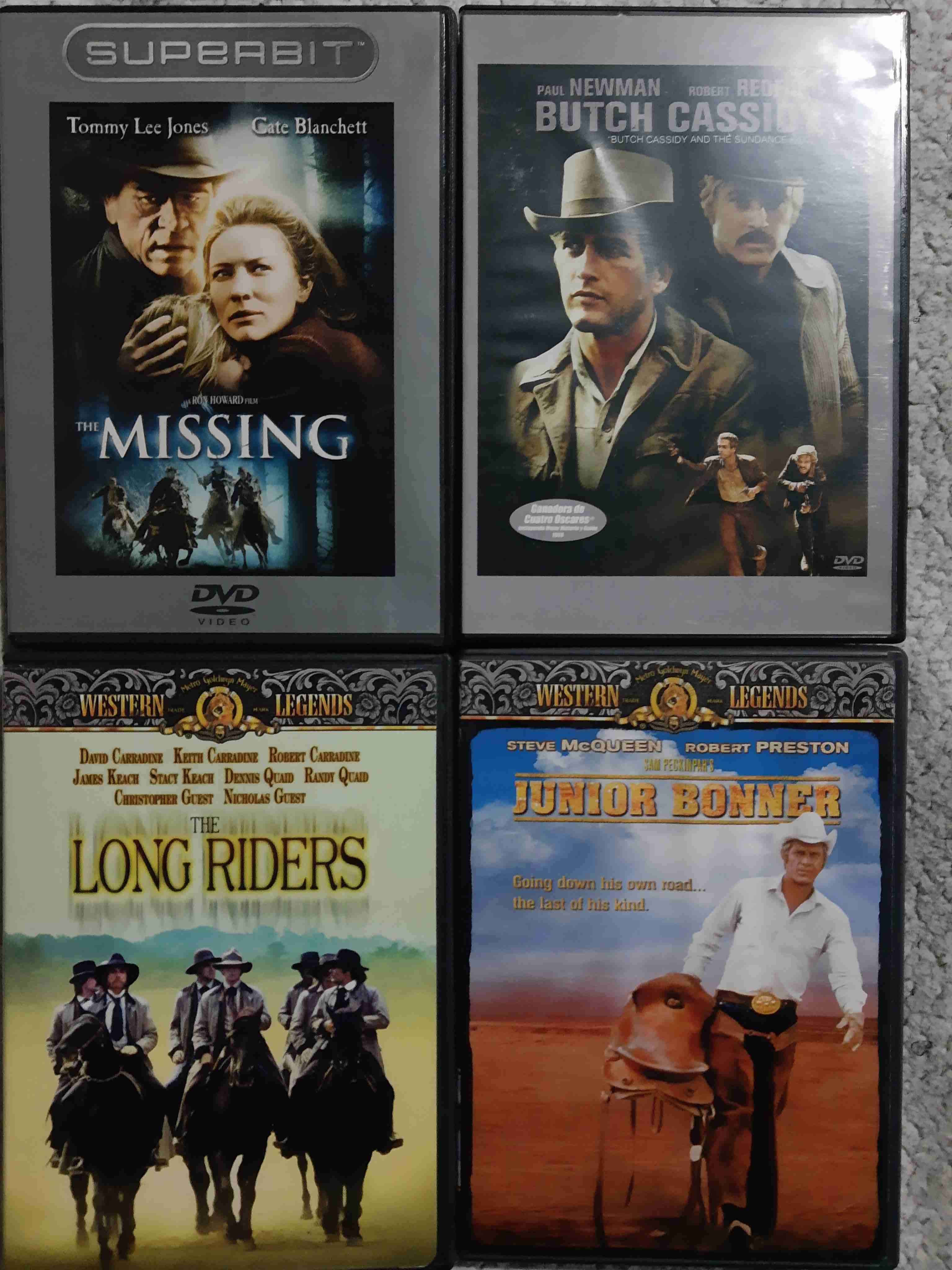 Set de DVDs de películas western