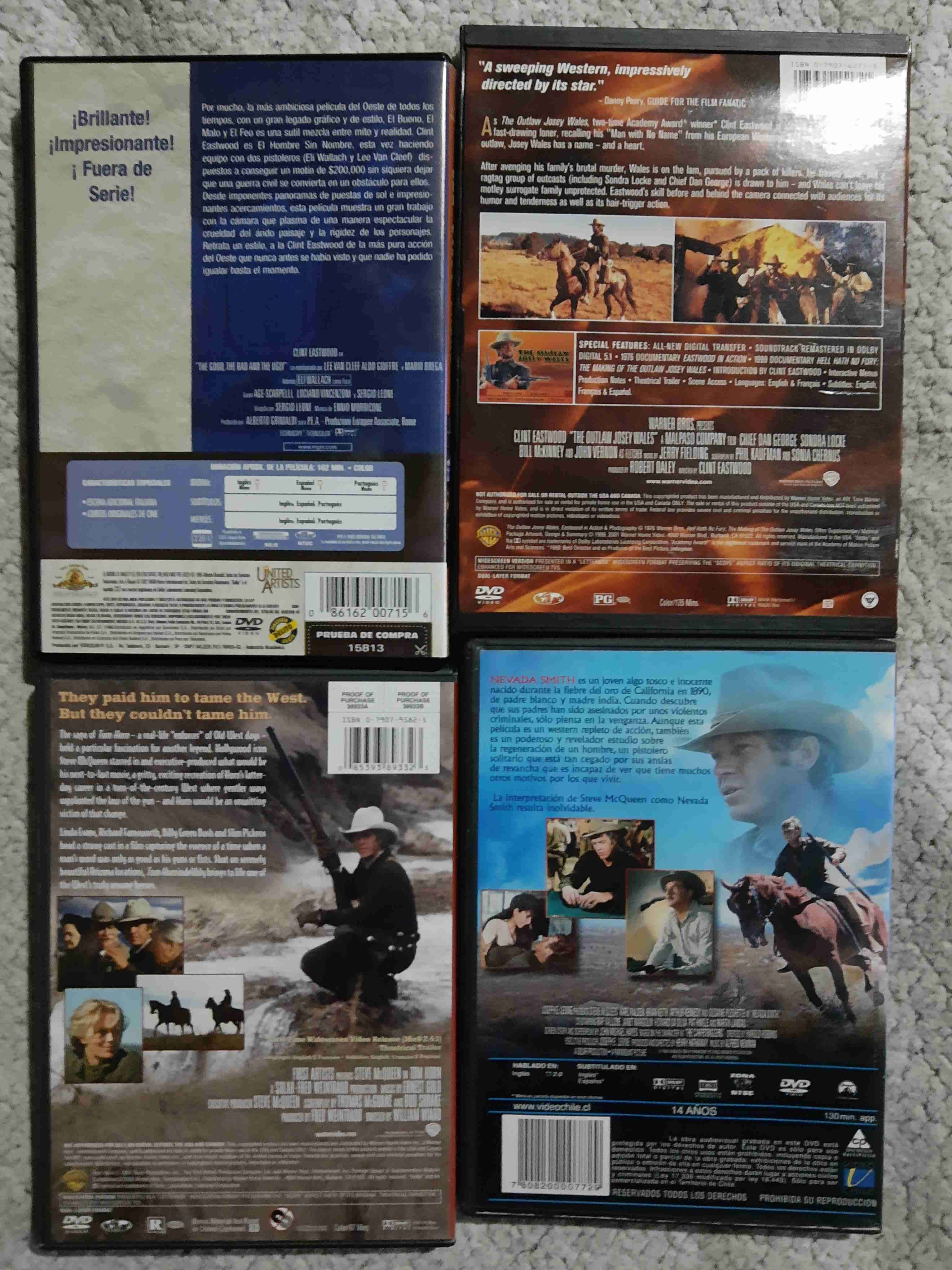 Set de DVDs de películas western - miniatura 2