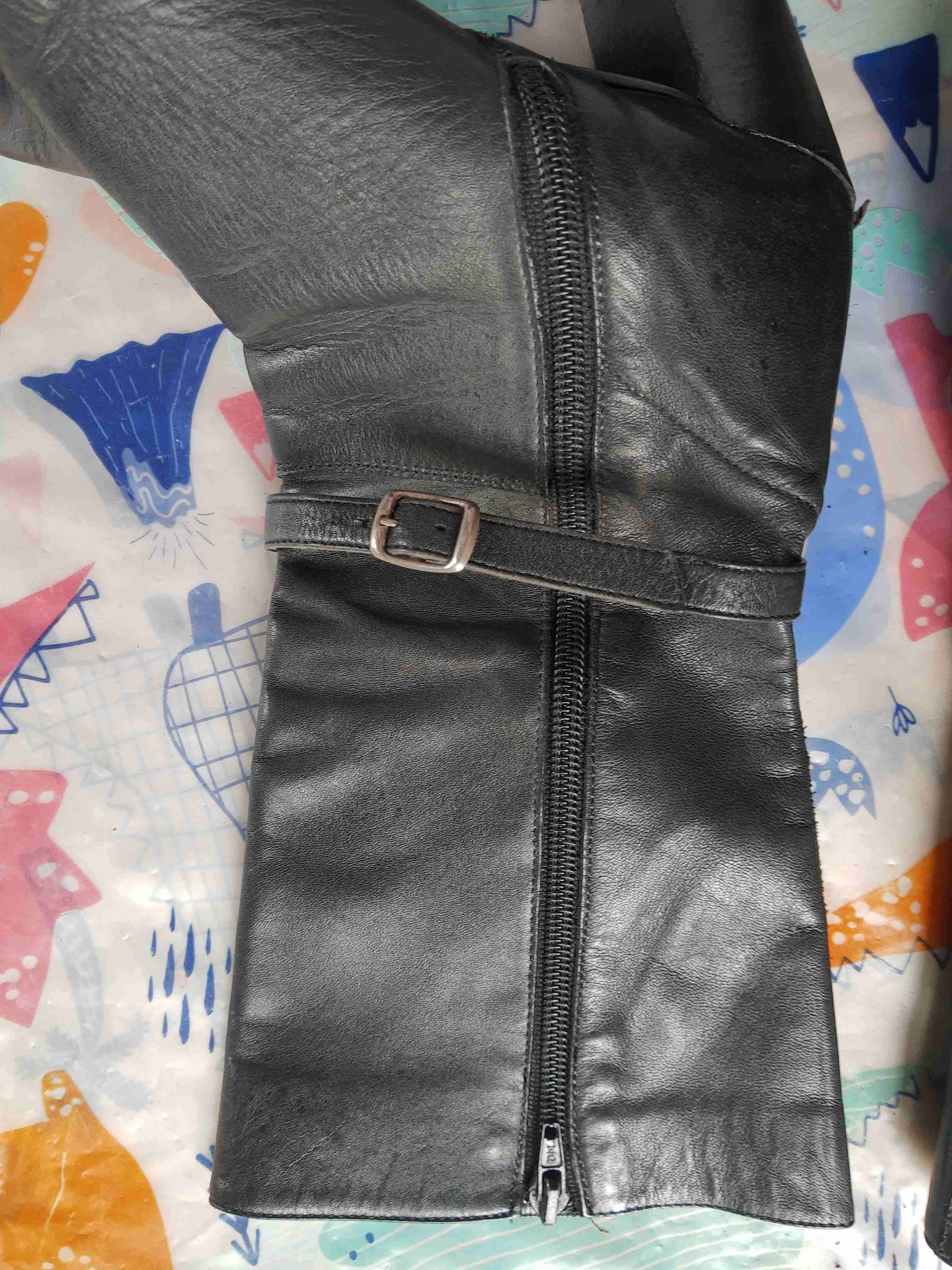 Botas pollini de cuero negros neo 38 - miniatura 3