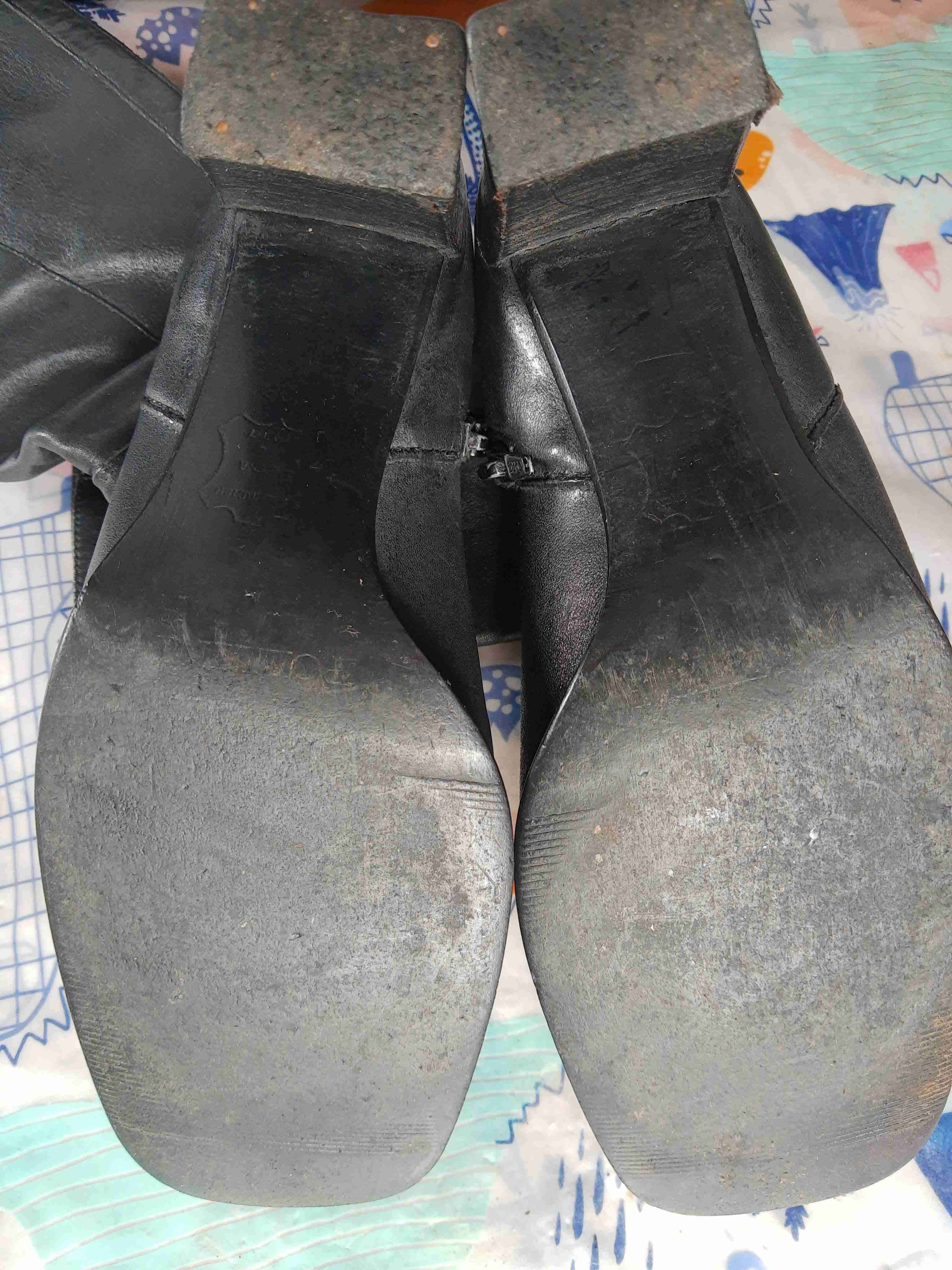 Botas pollini de cuero negros neo 38 - miniatura 4