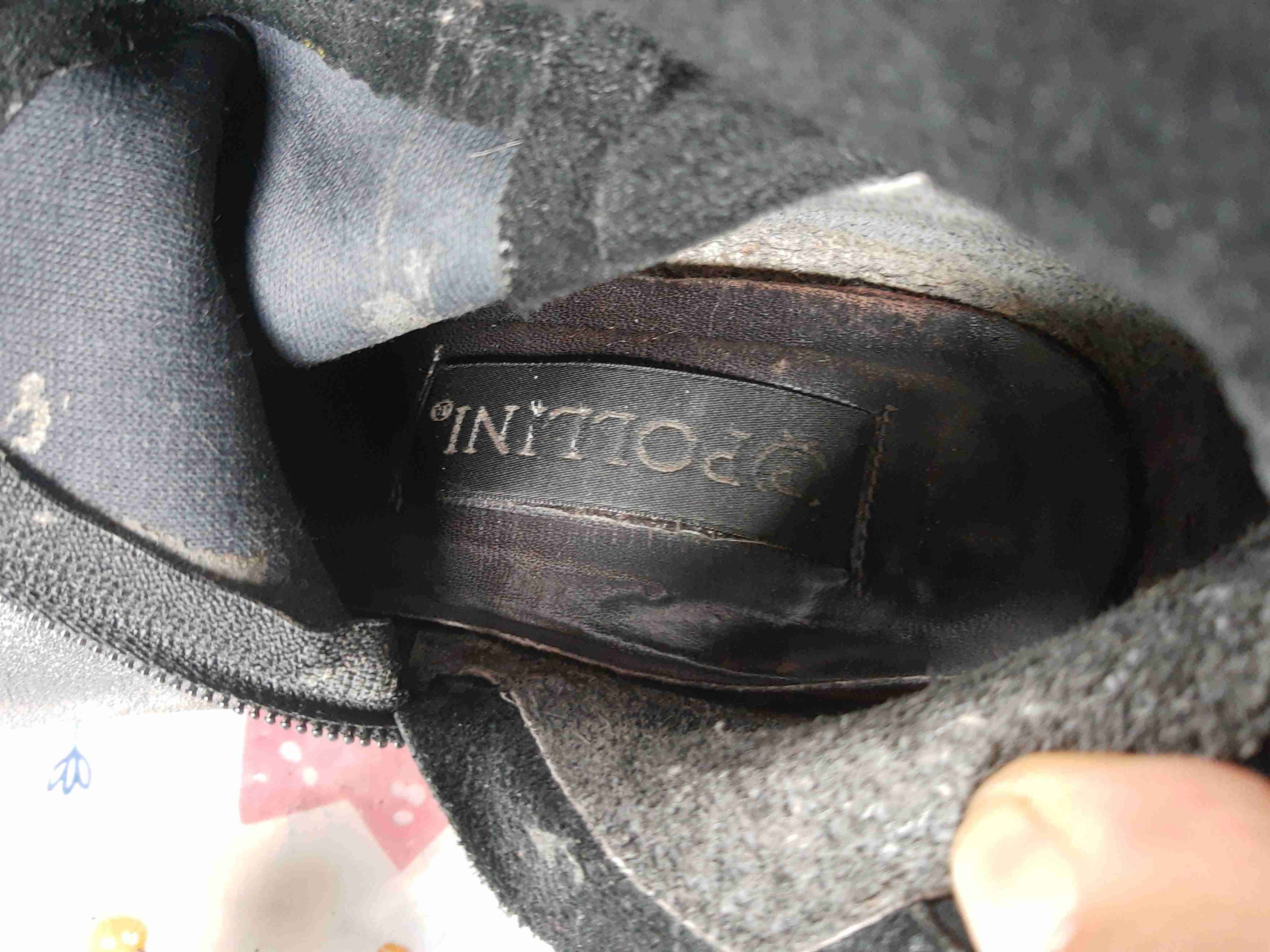 Botas pollini de cuero negros neo 38 - miniatura 5