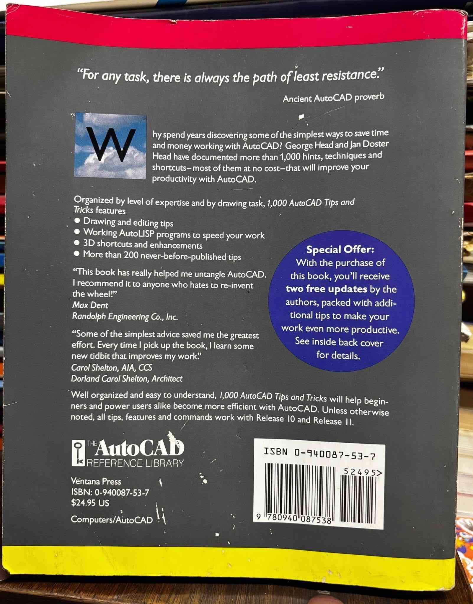 Libro 1000 AutoCAD Tips and Tricks en ingles - miniatura 2