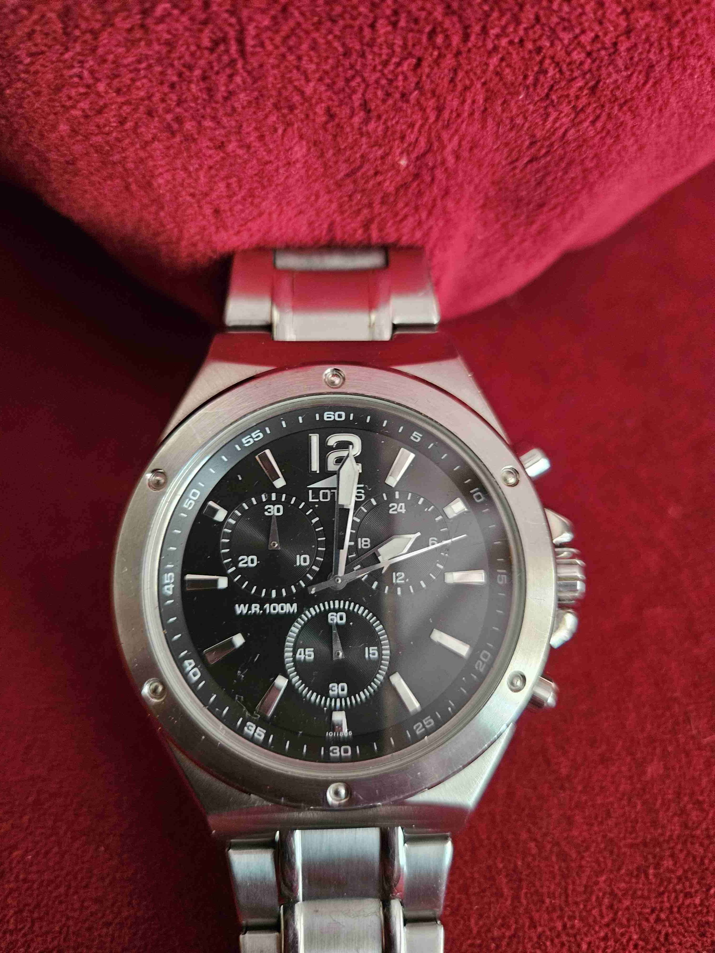 Reloj acero inoxidable cronógrafo LOTUS