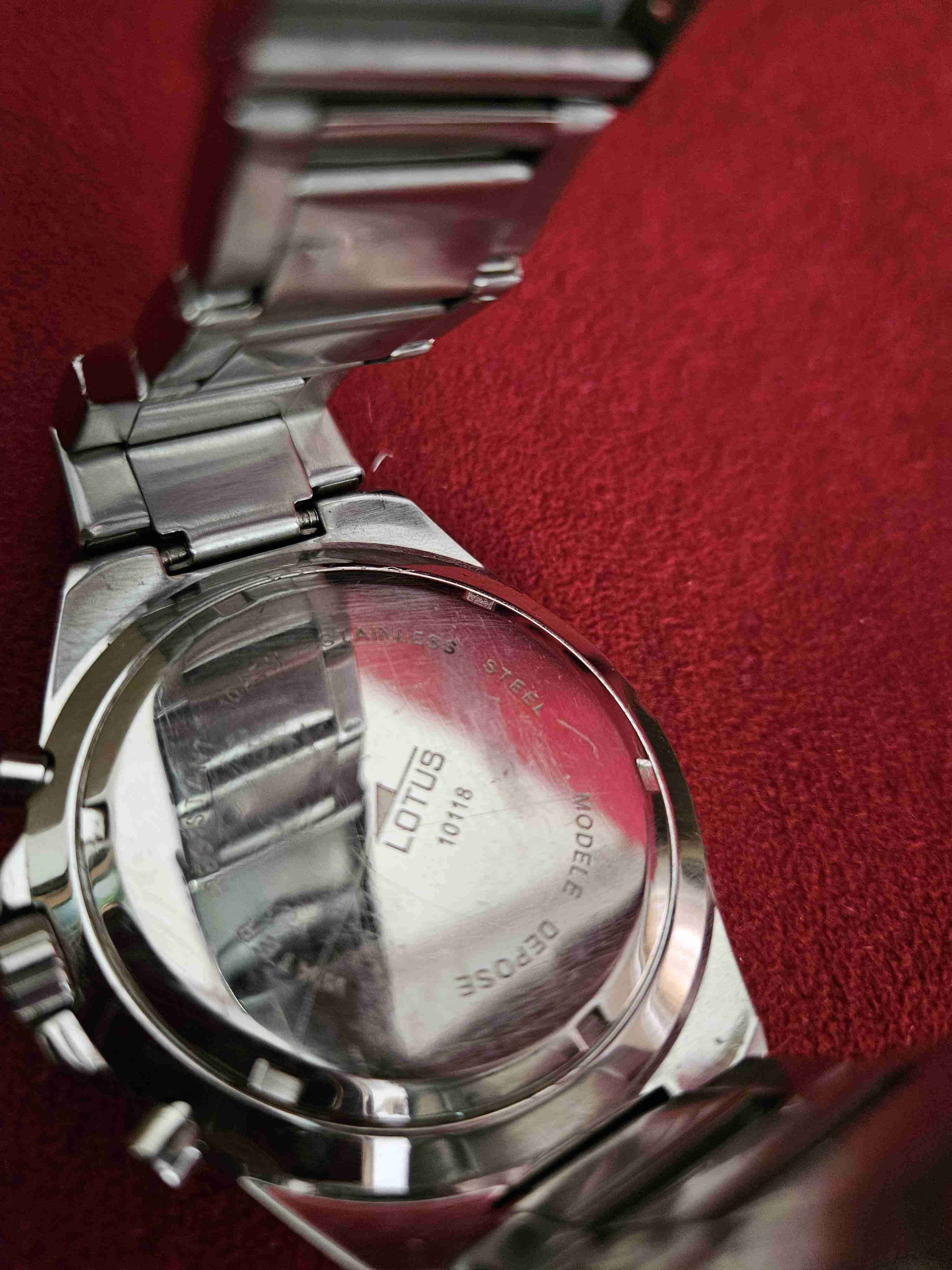 Reloj acero inoxidable cronógrafo LOTUS - miniatura 2