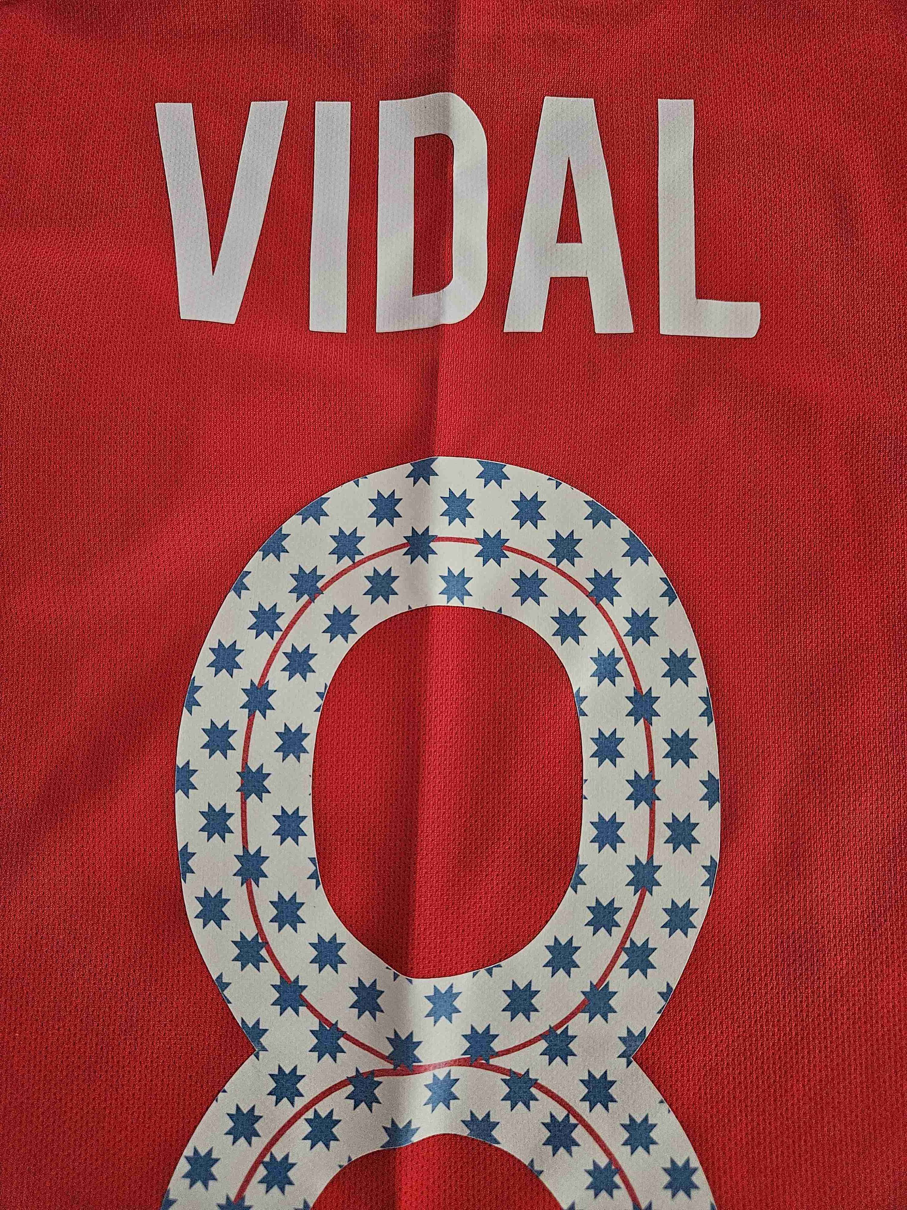 Camiseta roja selección chilena VIDAL - miniatura 4