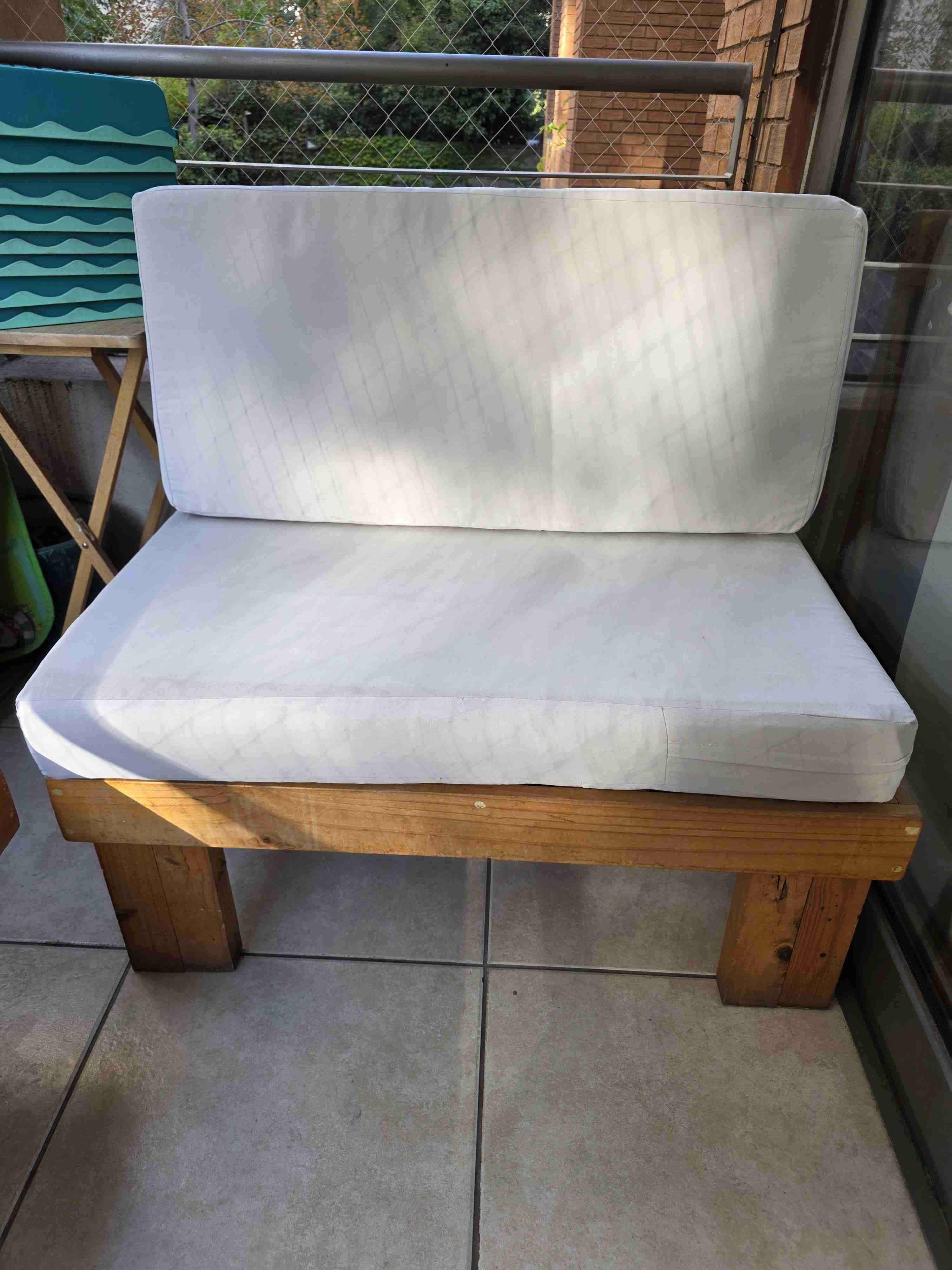 Juego de sillones de terraza de madera - miniatura 2