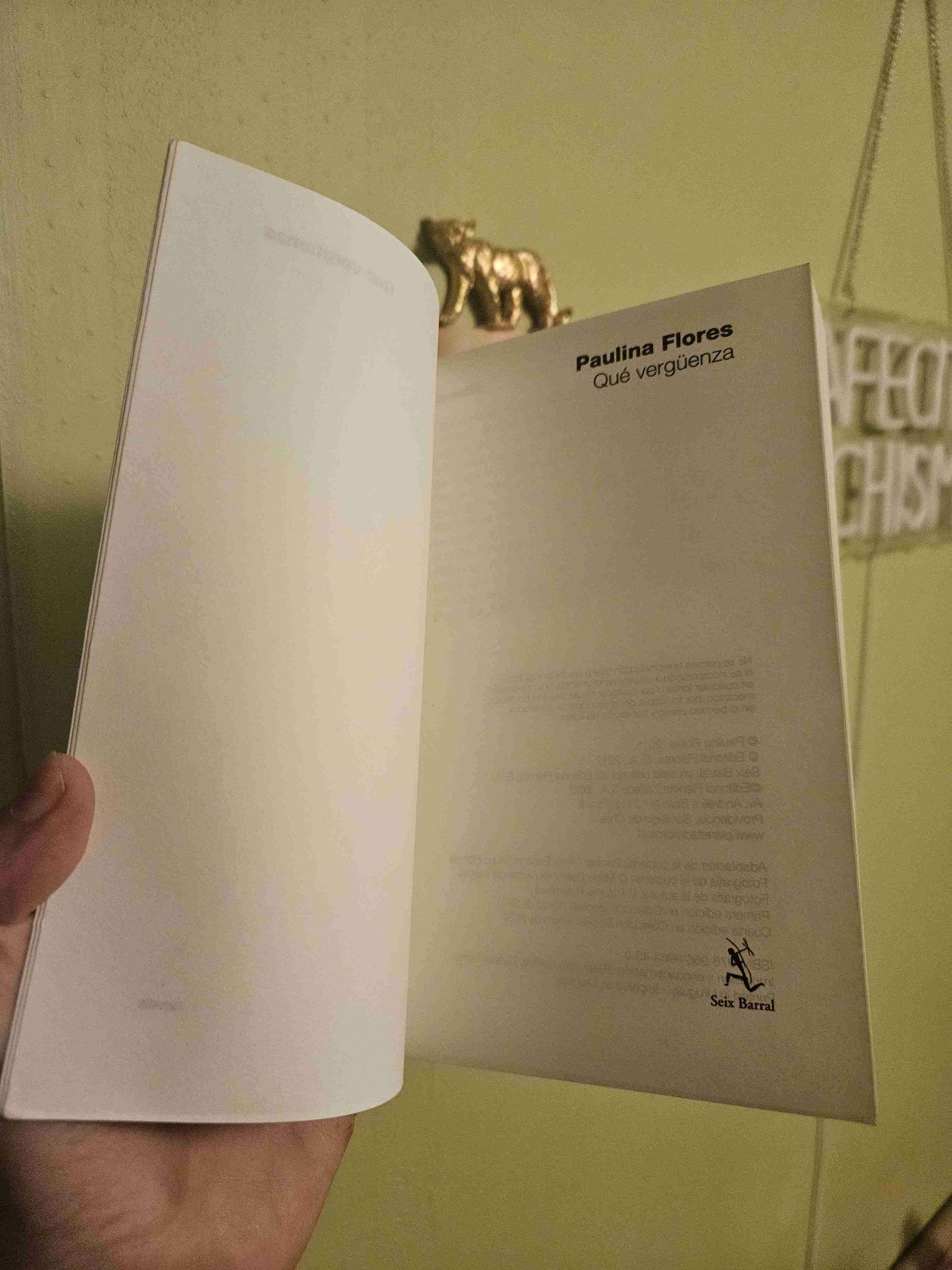 Libro Qué vergüenza de Paulina Flores - miniatura 3