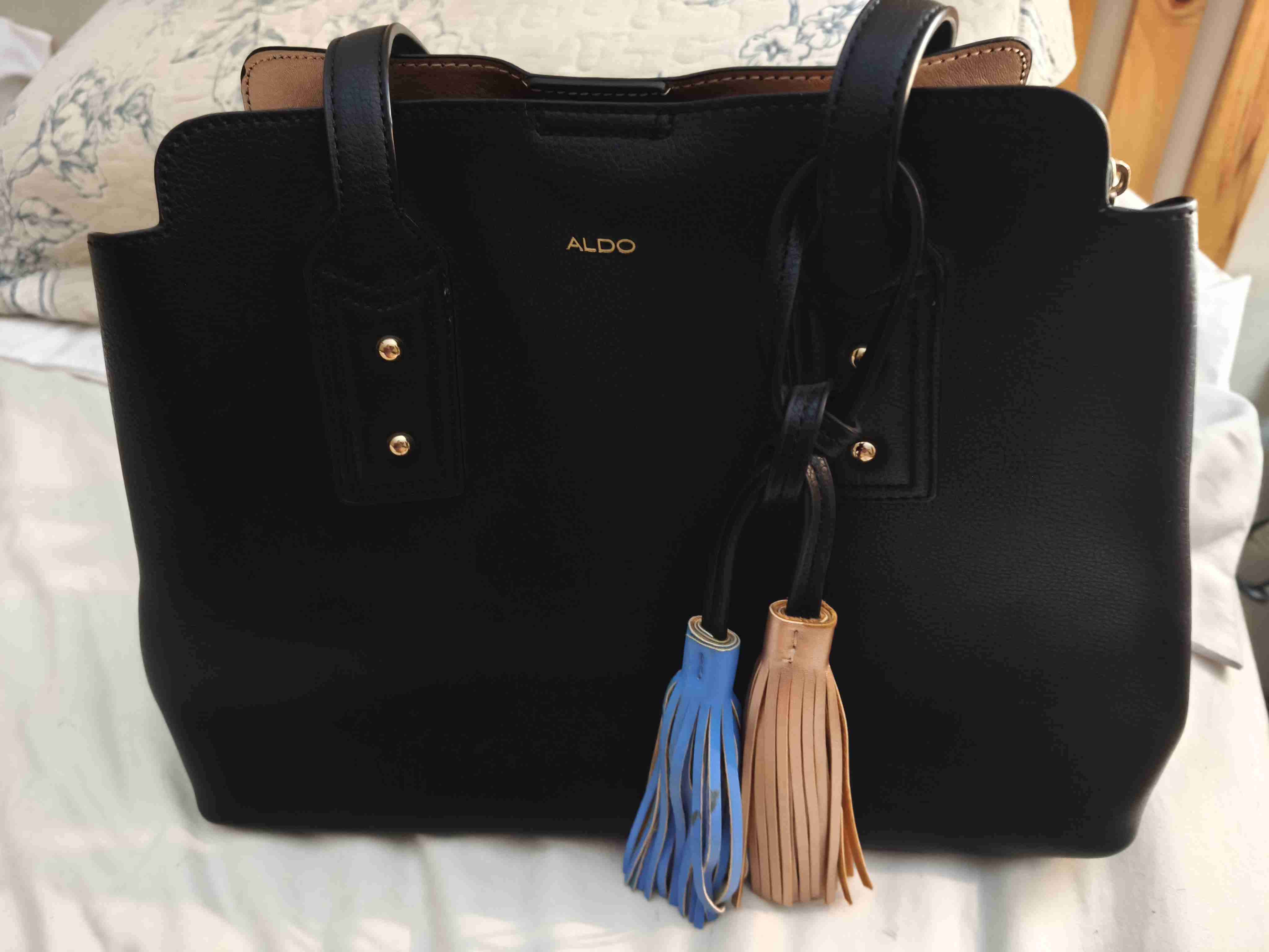 Cartera negra ALDO con colgantes - miniatura 2