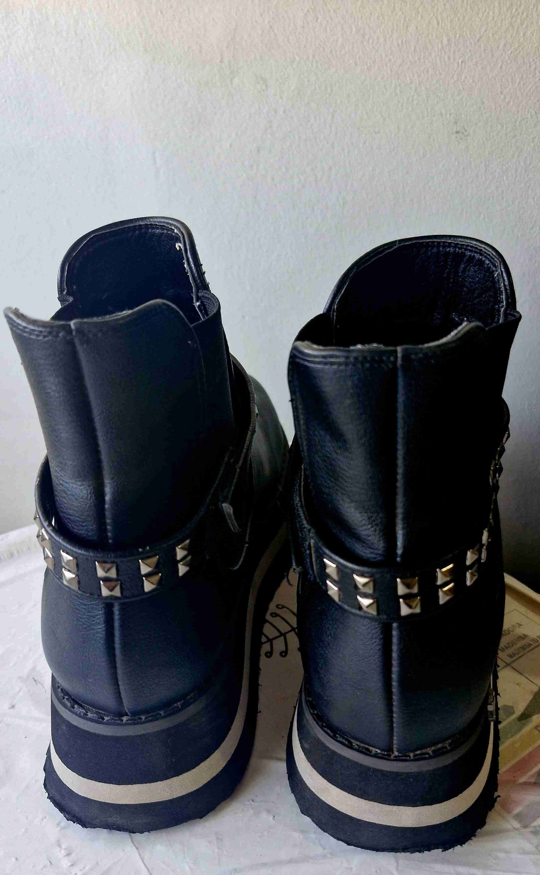 Botines Gotta negros con tachas N38 - miniatura 2