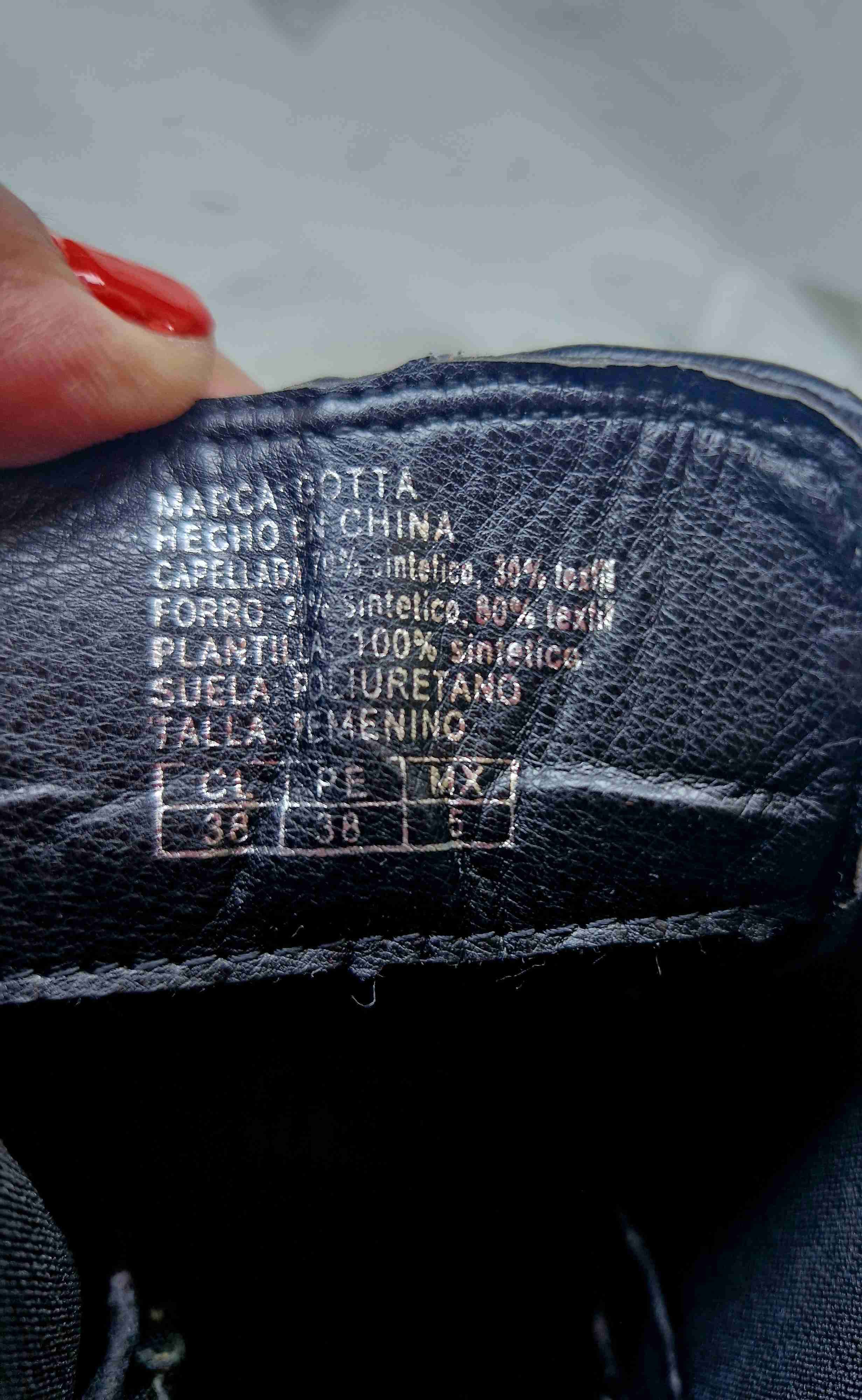 Botines Gotta negros con tachas N38 - miniatura 3