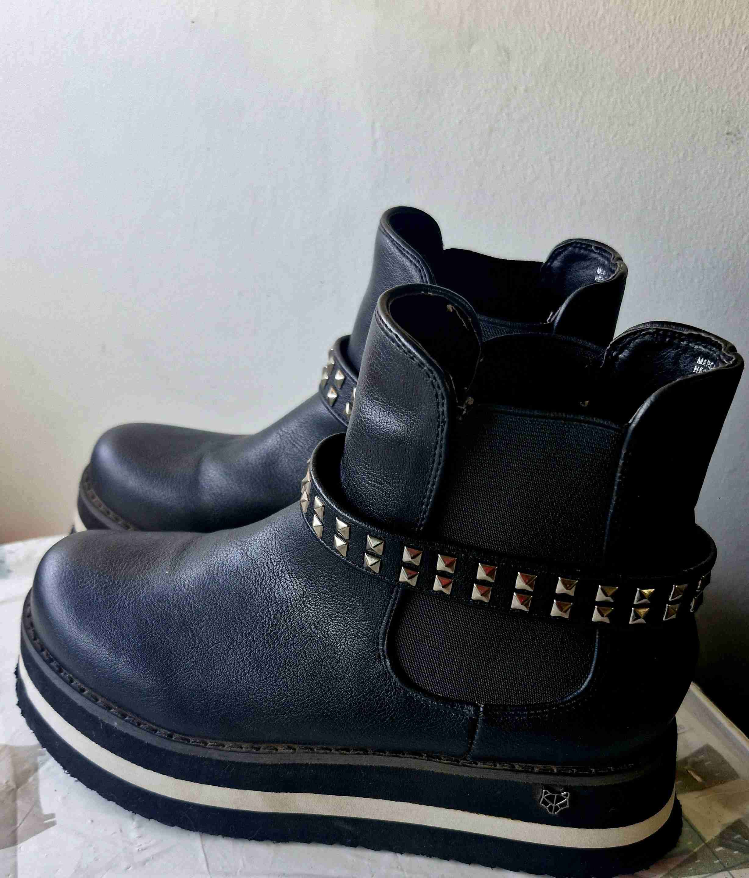 Botines Gotta negros con tachas N38 - miniatura 5