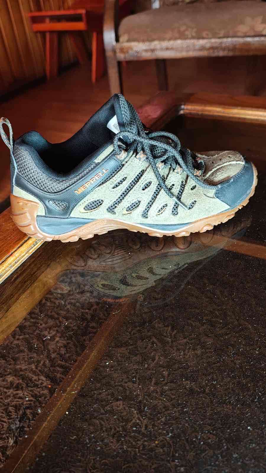 Zapatillas trekking Merrell verdes - miniatura 3