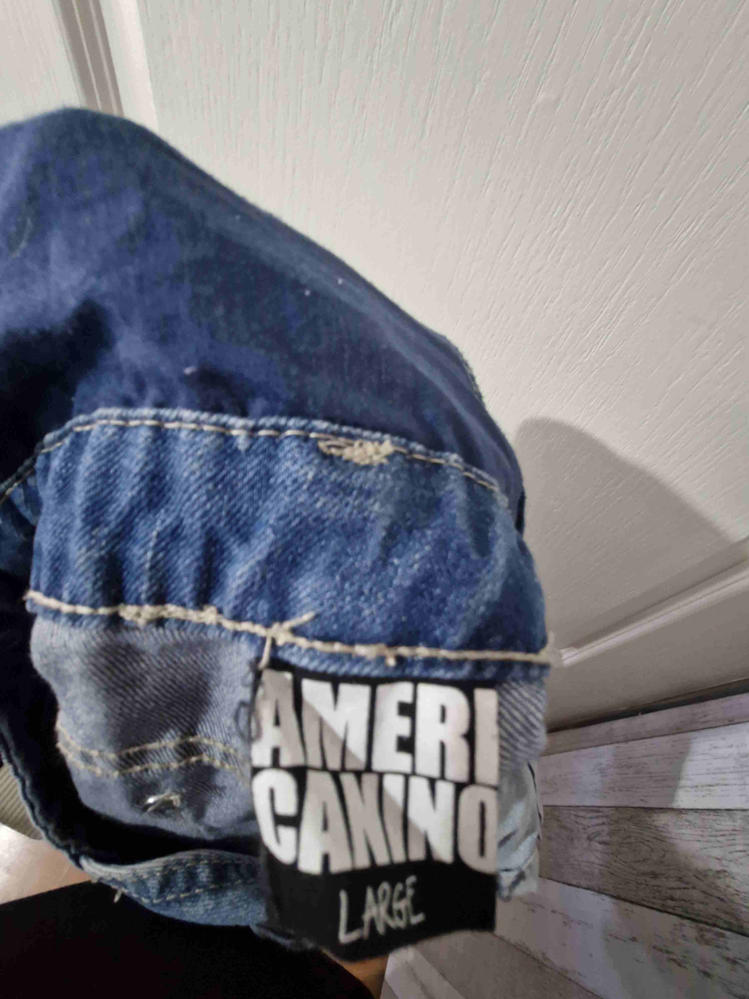 Jardineras mezclilla Americanino talla L - miniatura 2