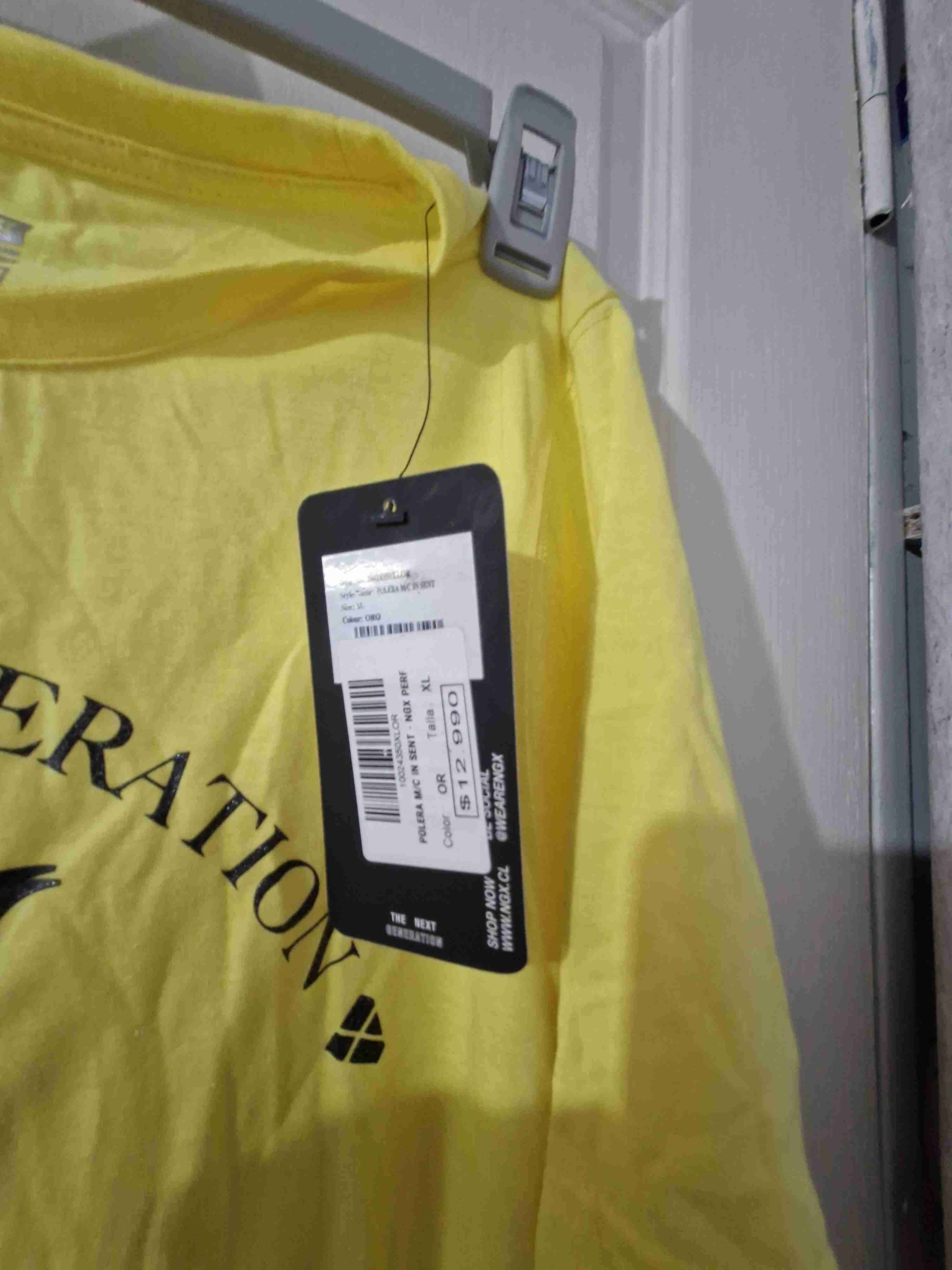 Polera amarilla NGX XL - miniatura 3