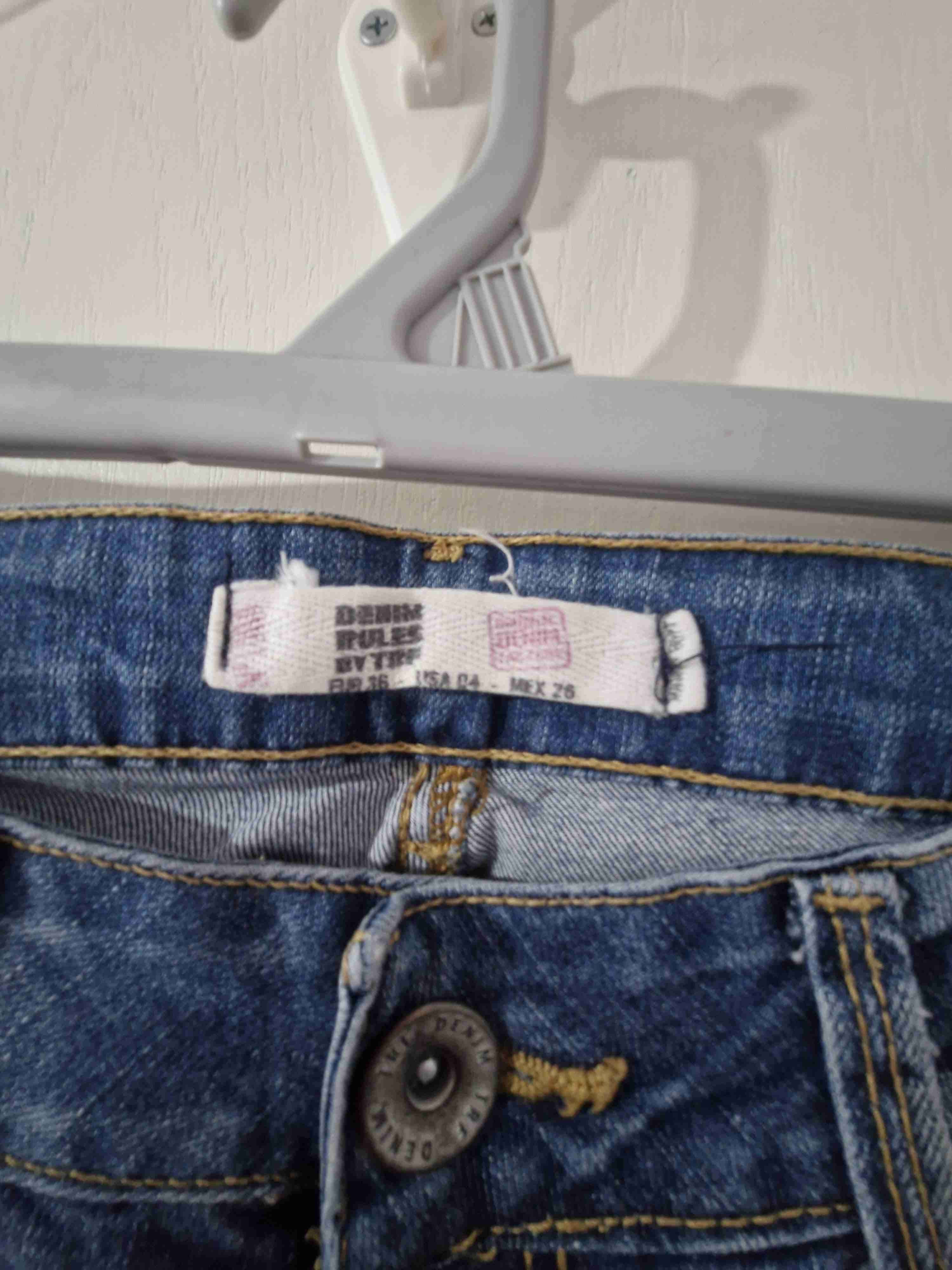 Jeans azul Zara TRF talla 36 - miniatura 2