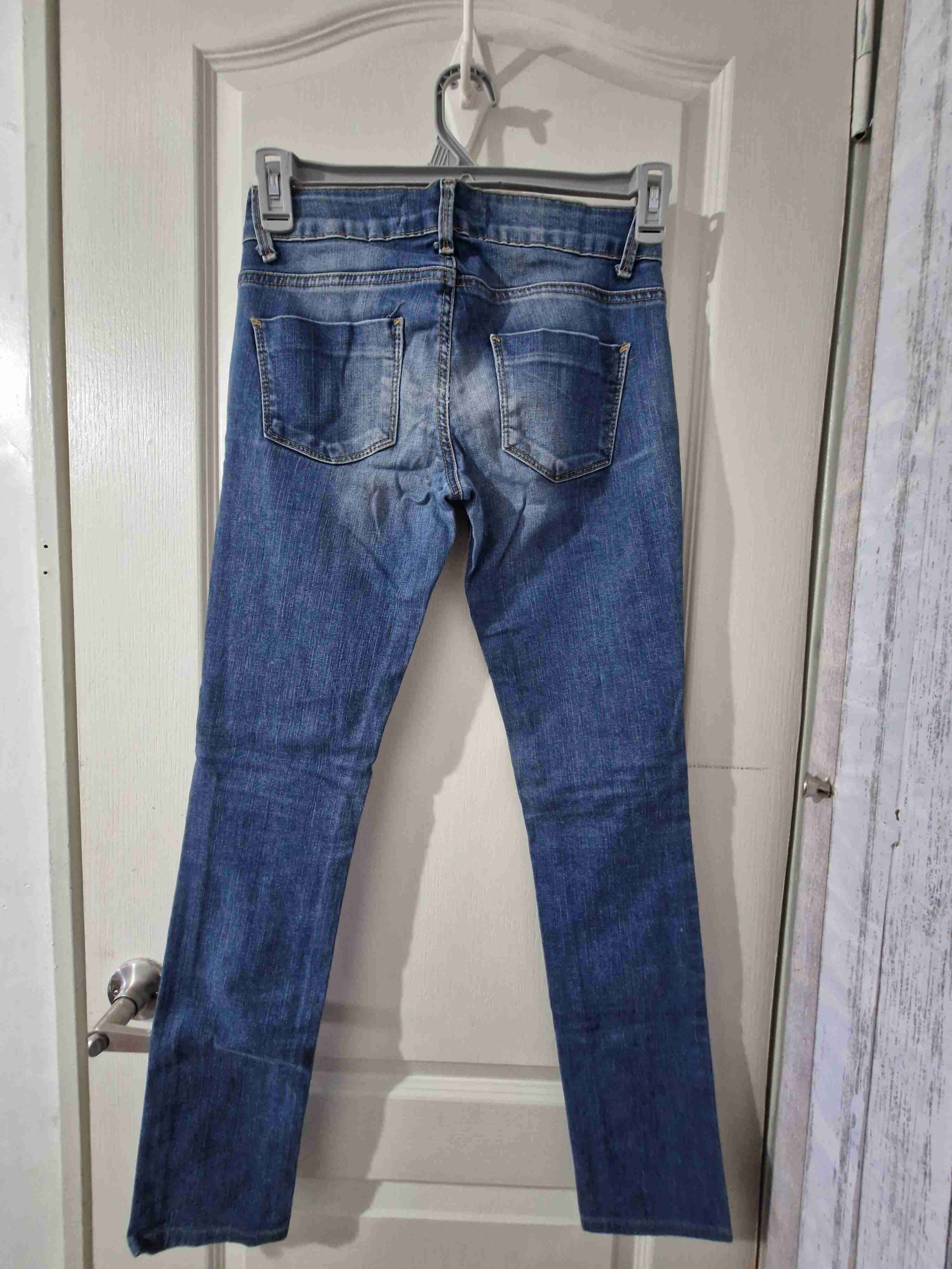 Jeans azul Zara TRF talla 36 - miniatura 3