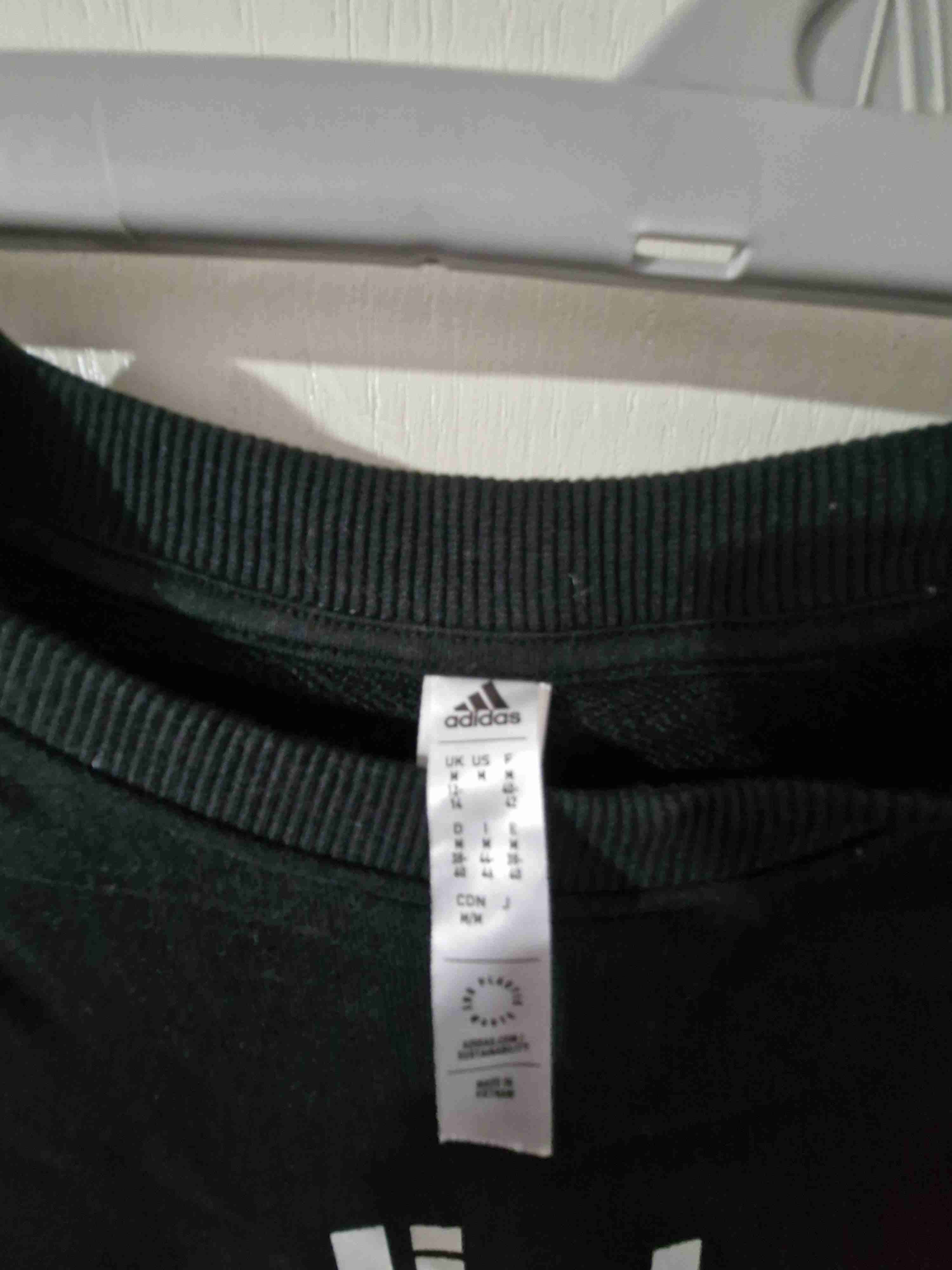 Polerón negro Adidas - miniatura 3