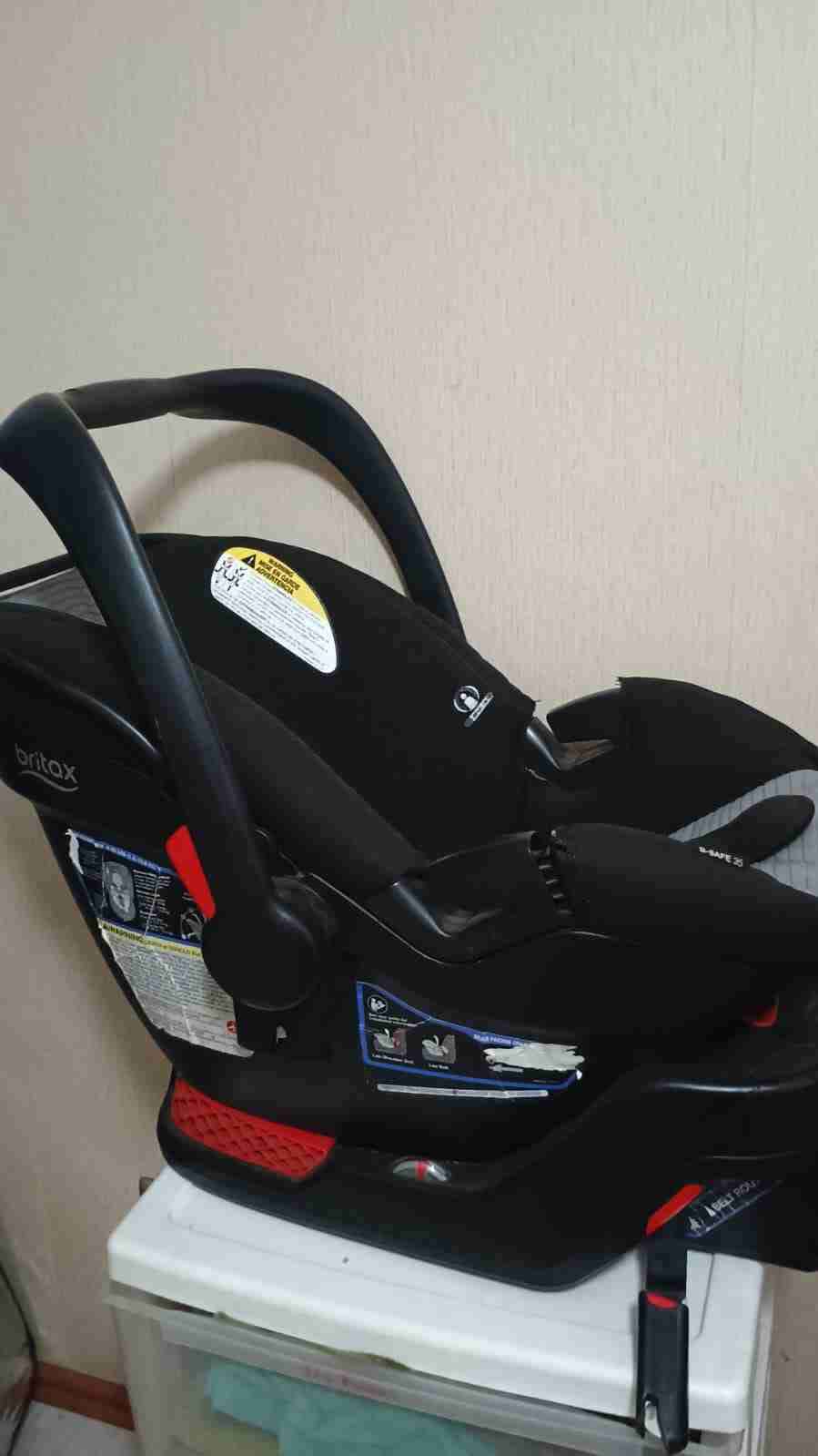 Silla de auto para bebé Britax negra