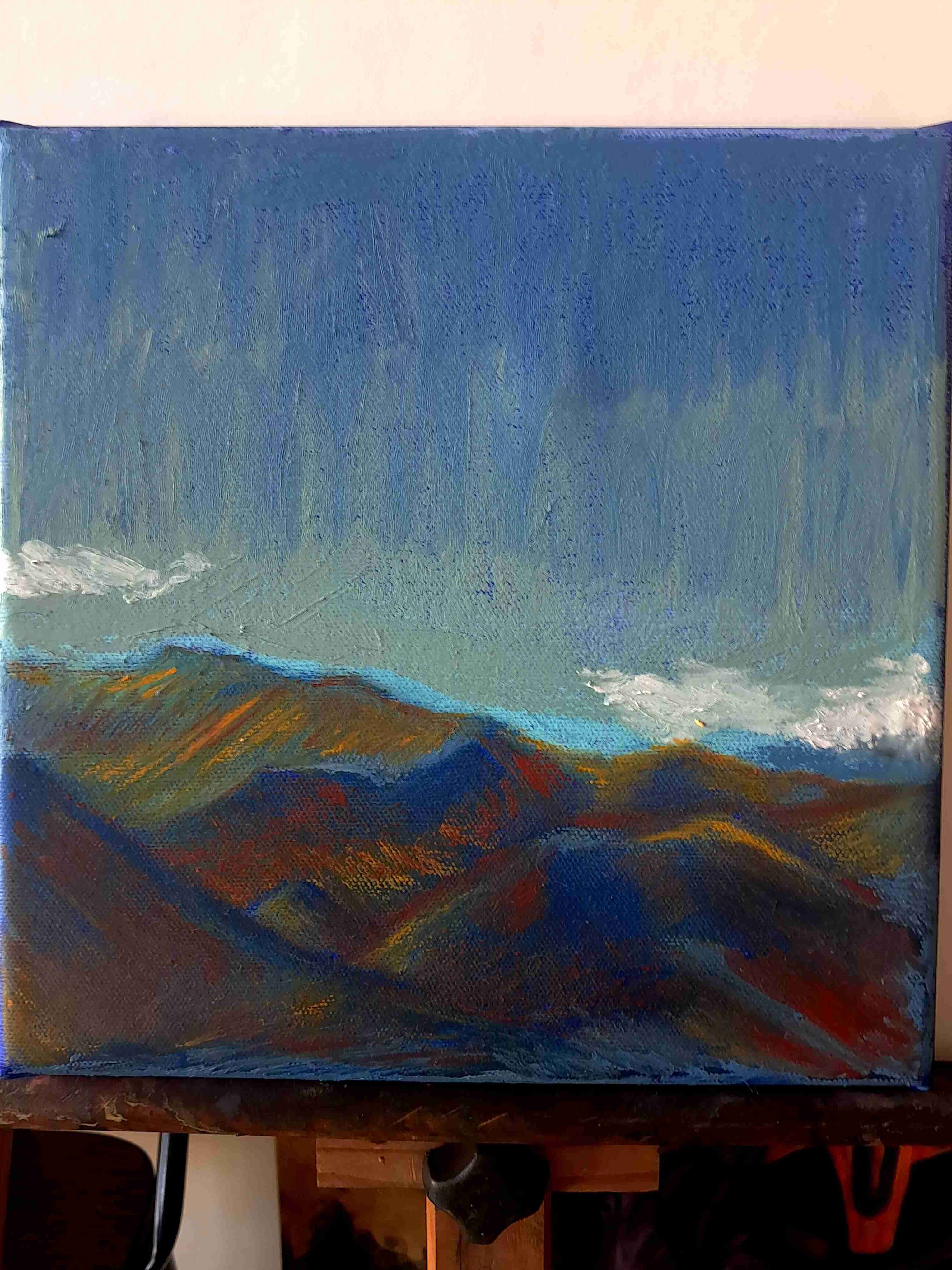 Paisaje en Lienzo 25x25 cm