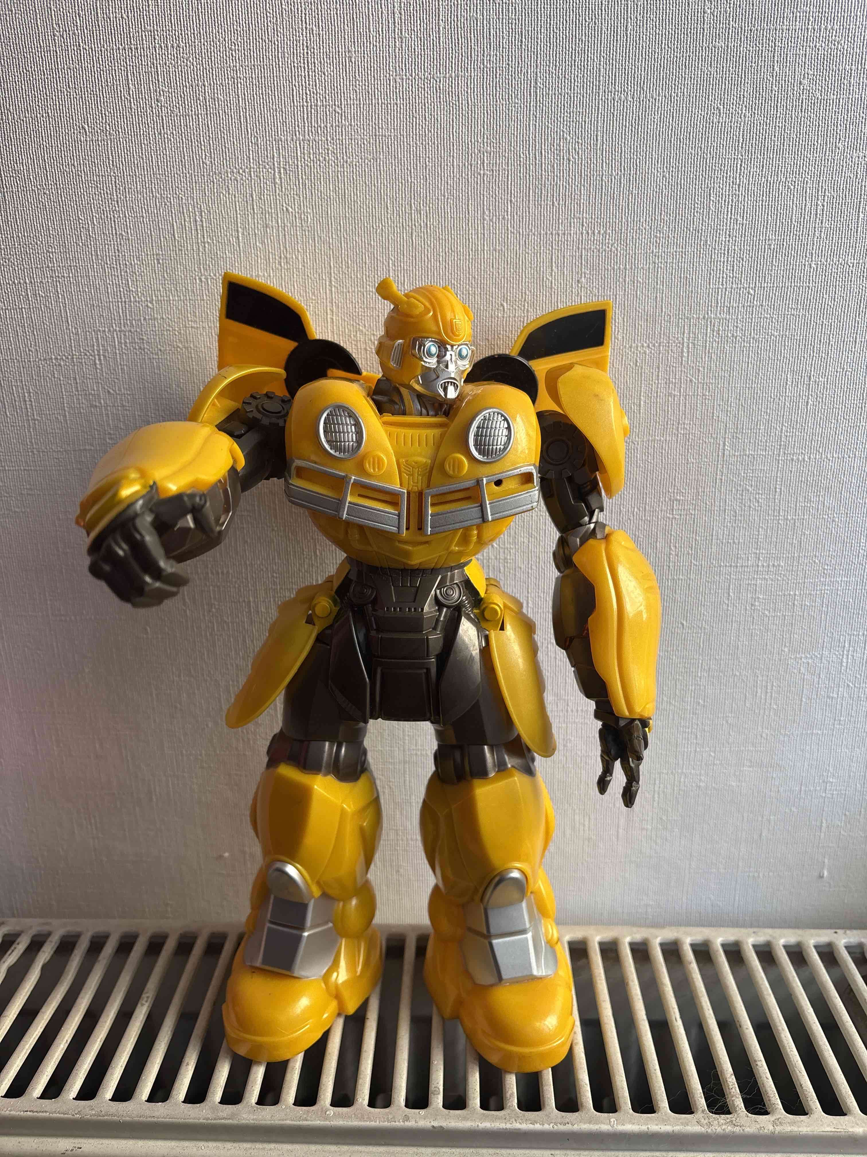 Figura de acción Transformer amarilla - miniatura 4